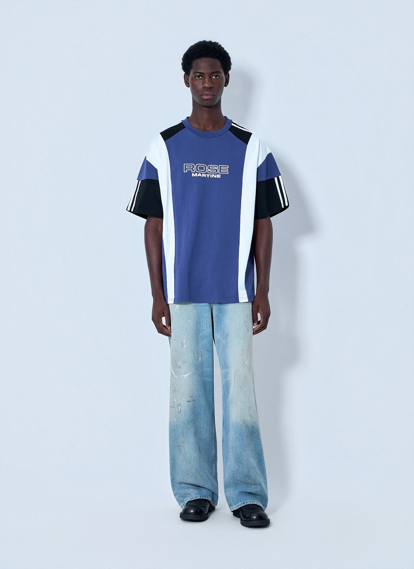 Martine Rose Men Graphic Panel T-Shirt MARTINE ROSE