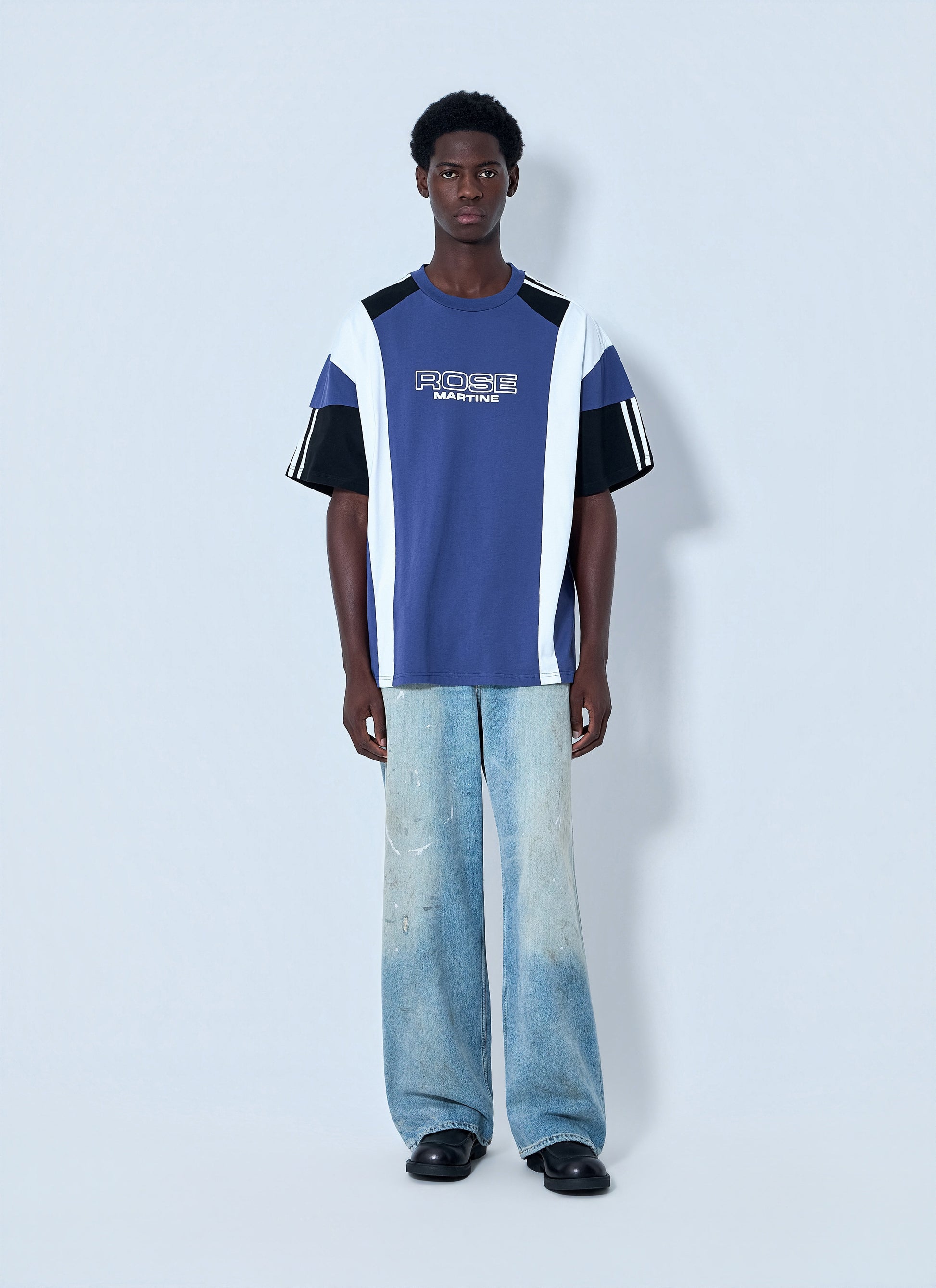 Martine Rose Men Graphic Panel T-Shirt MARTINE ROSE