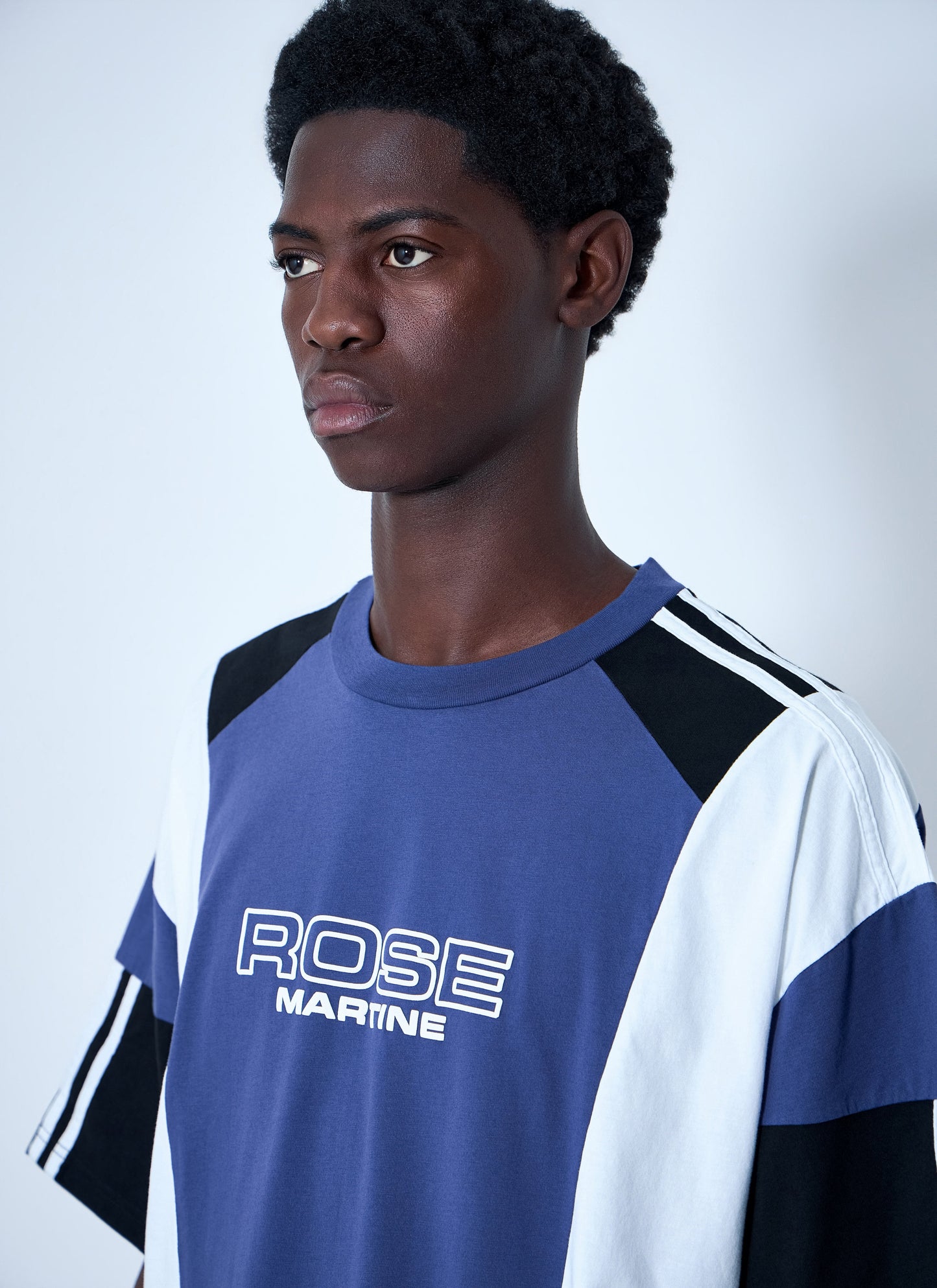 Martine Rose Men Graphic Panel T-Shirt MARTINE ROSE