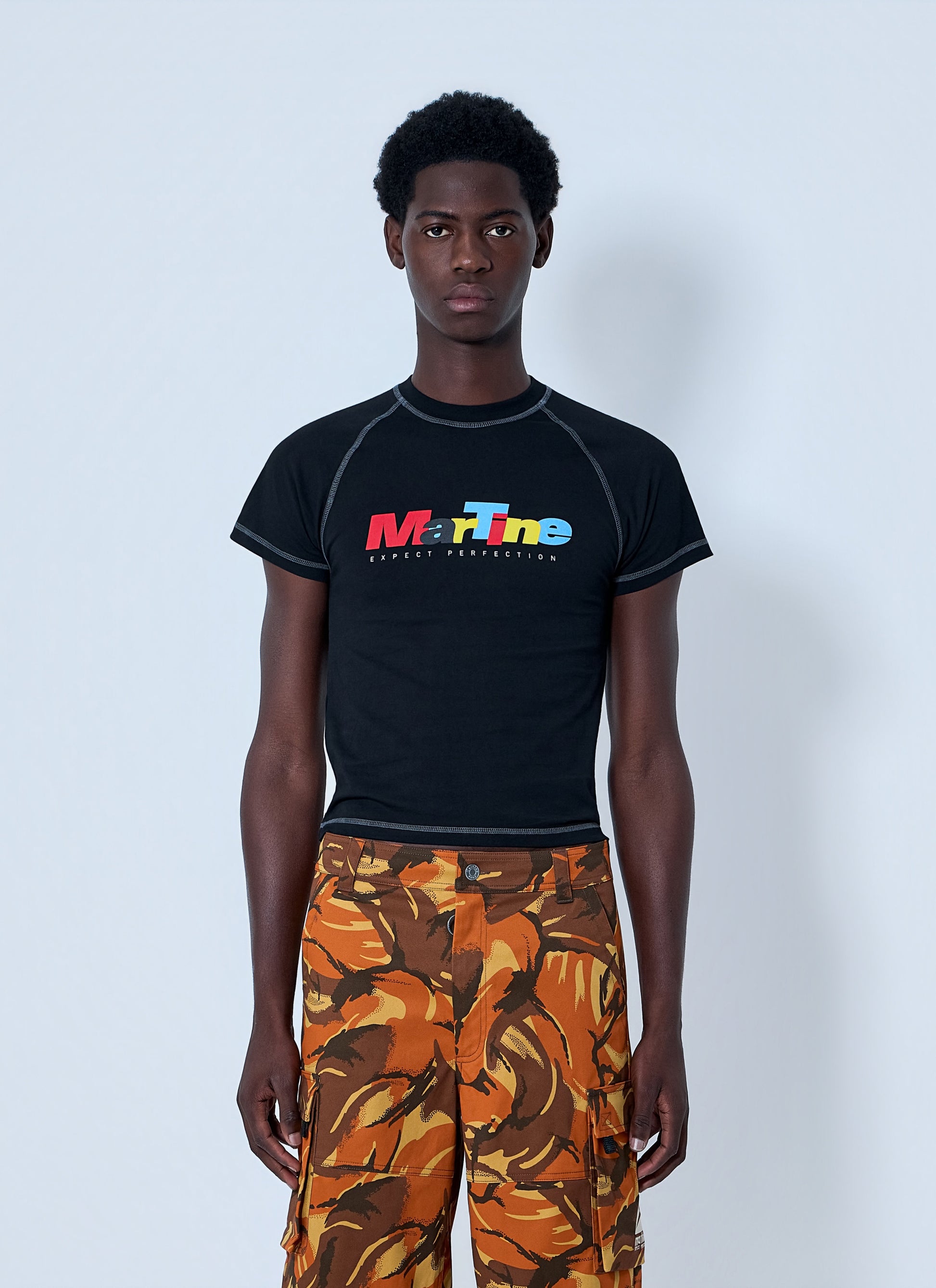 Martine Rose Men Logo Motif T-Shirt MARTINE ROSE