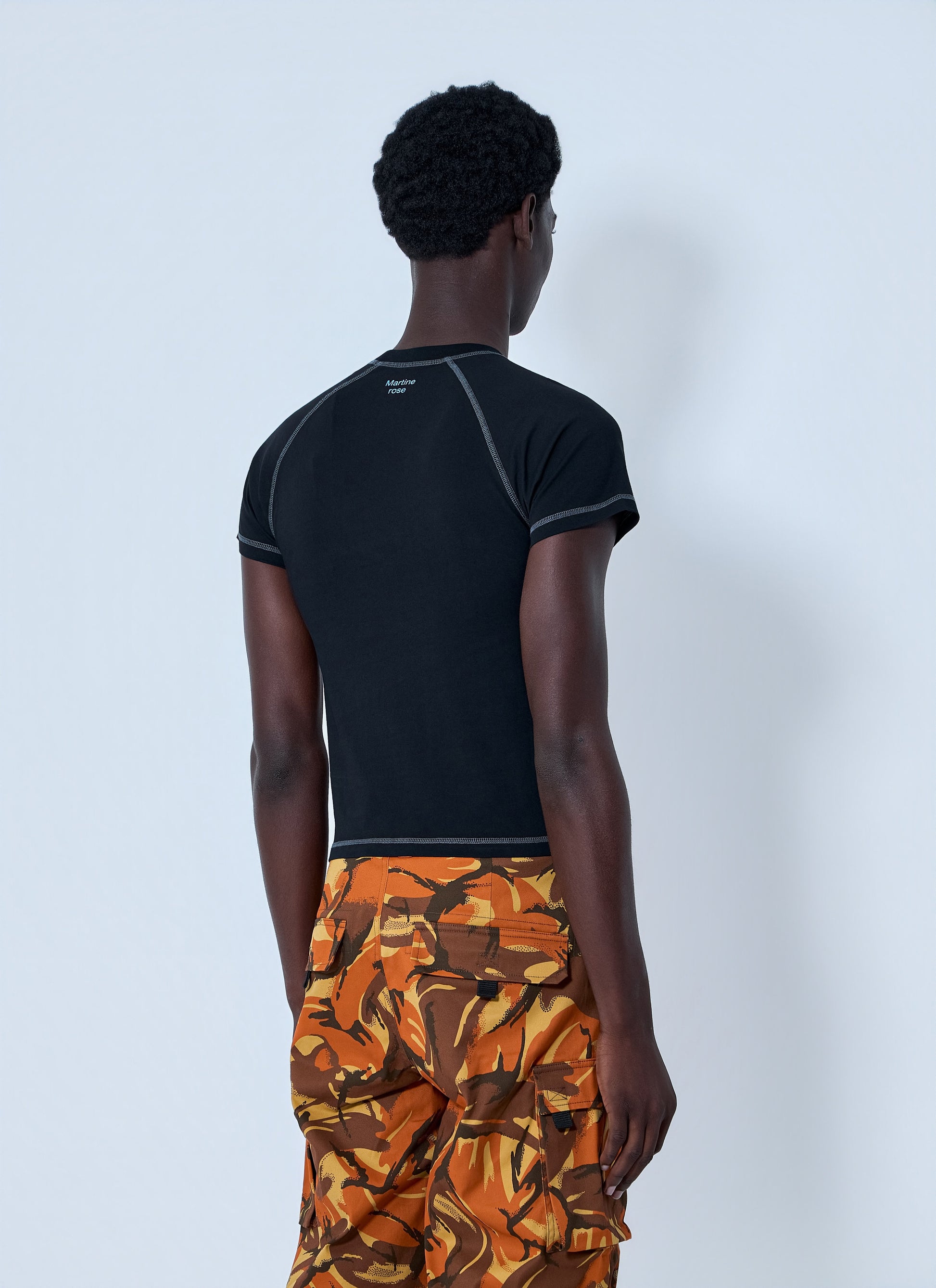 Martine Rose Men Logo Motif T-Shirt MARTINE ROSE