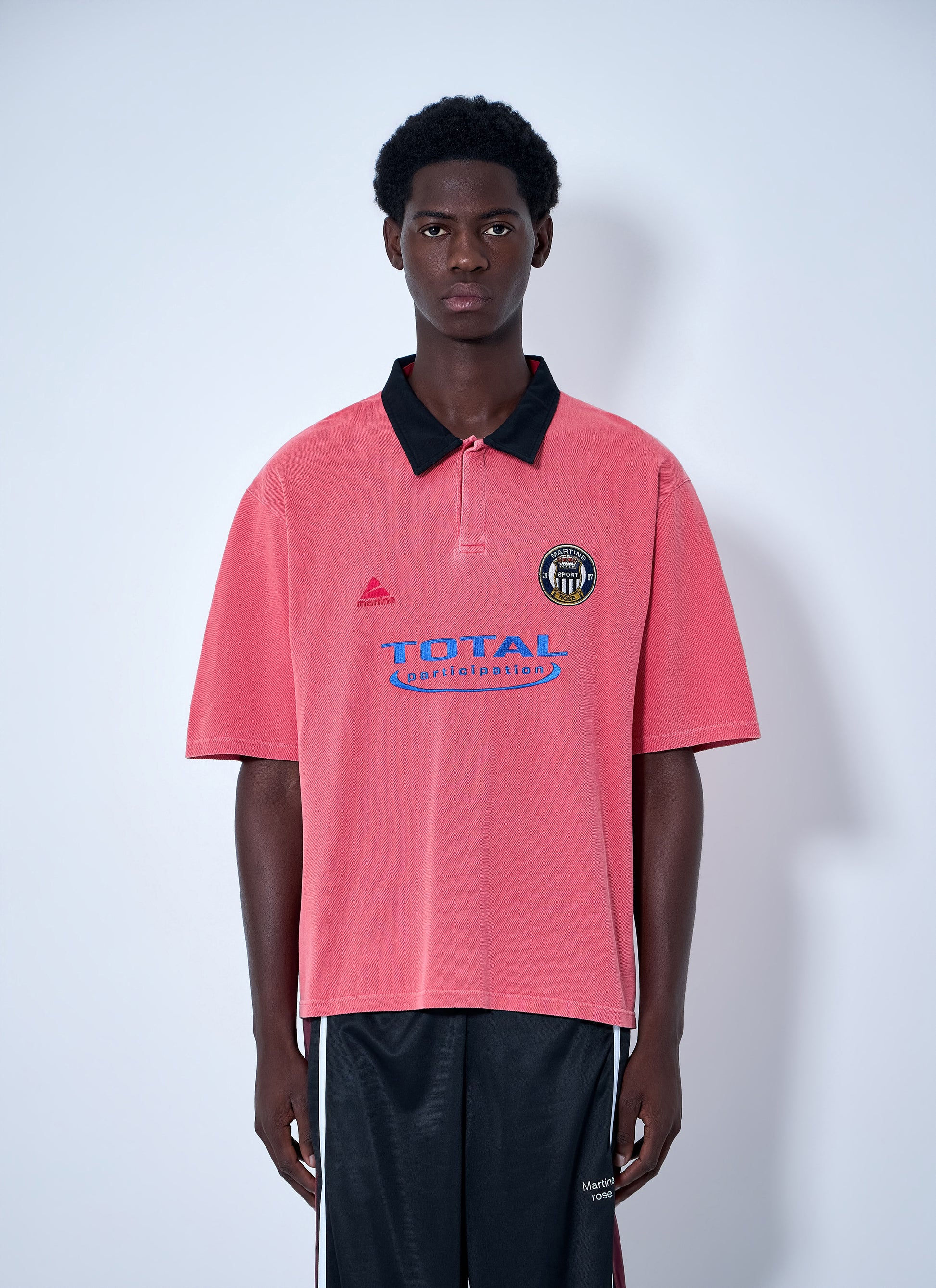 Martine Rose Men Logo Polo Shirt MARTINE ROSE