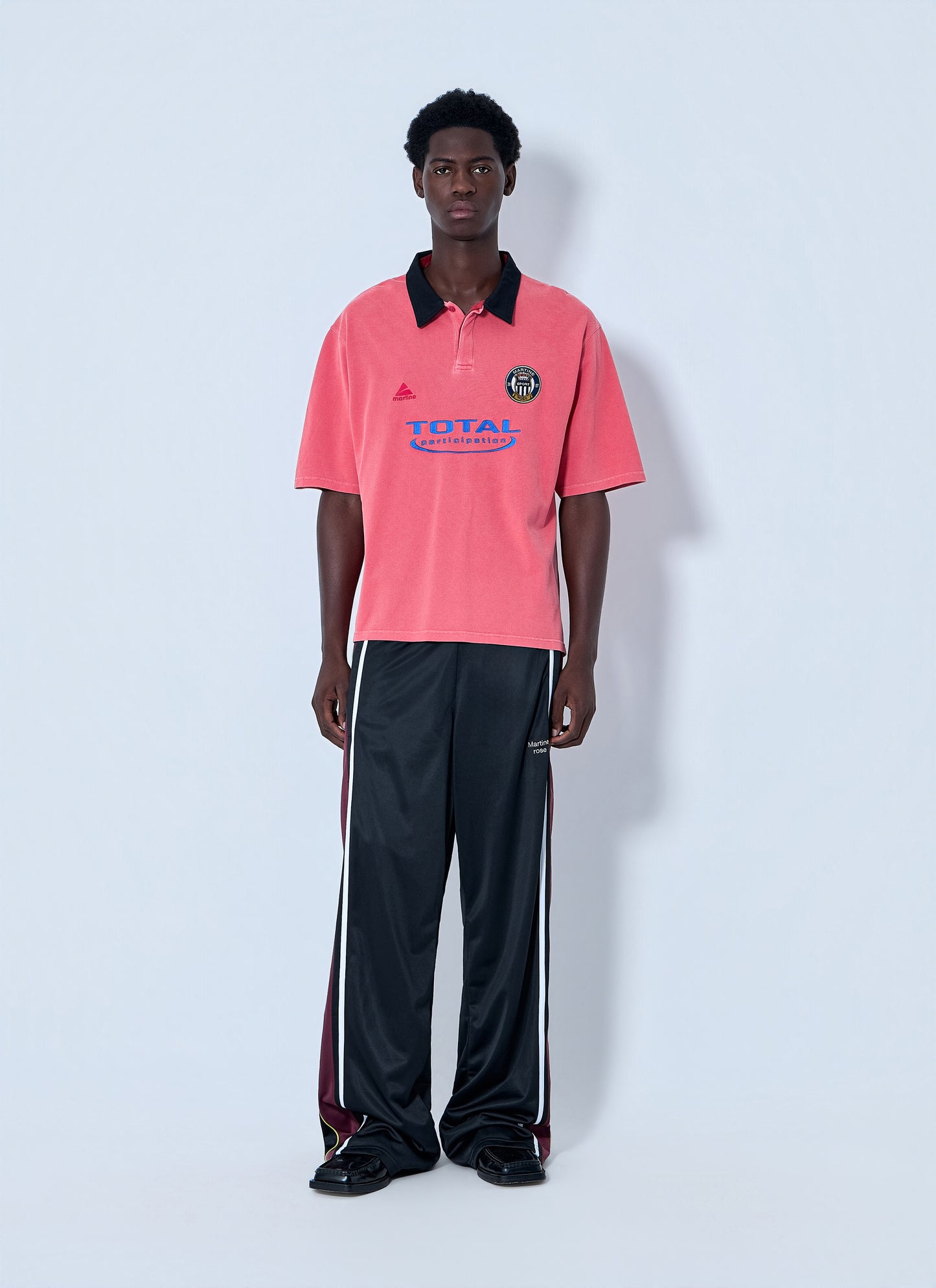 Martine Rose Men Logo Polo Shirt MARTINE ROSE