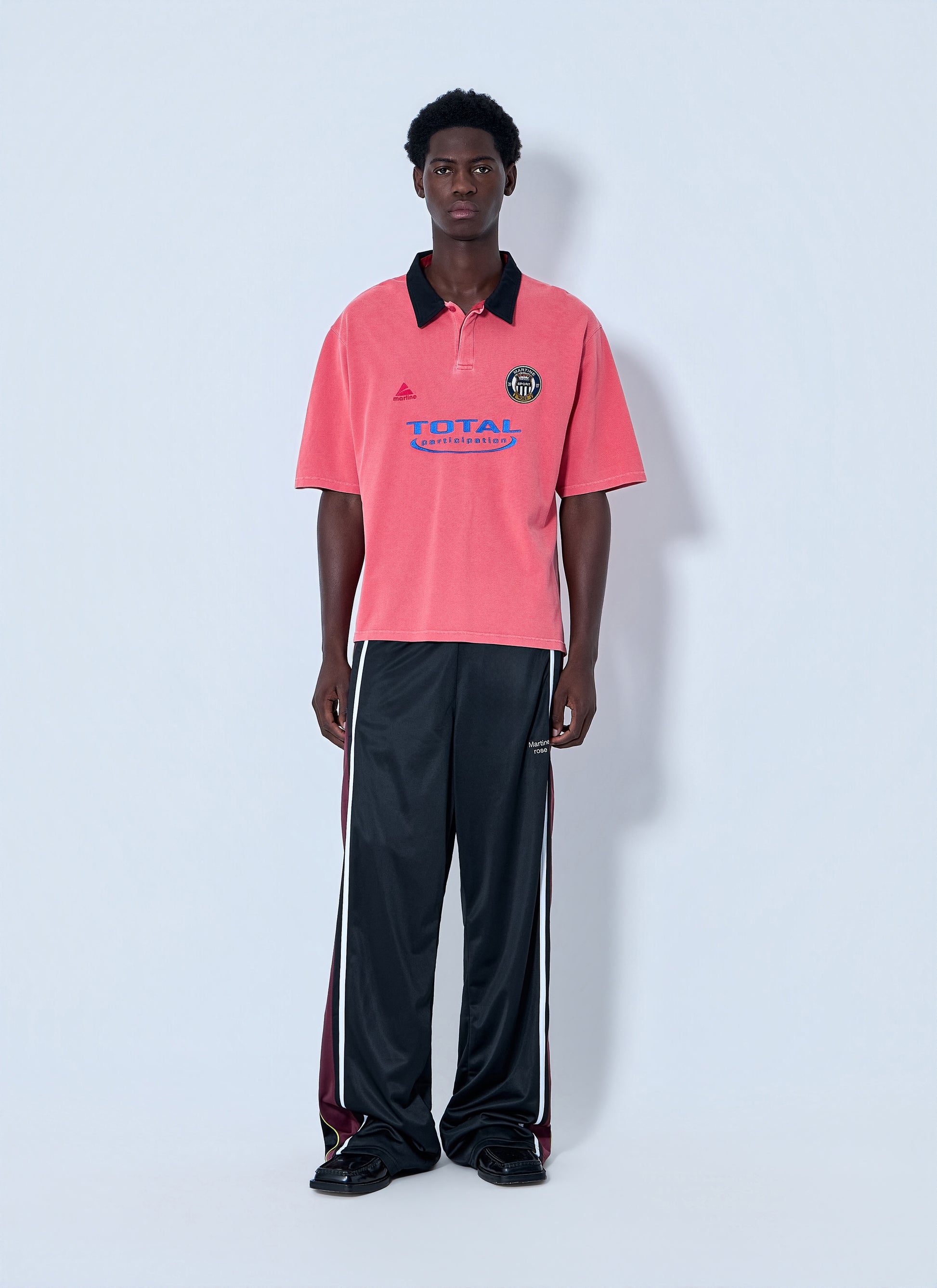 Martine Rose Men Logo Polo Shirt MARTINE ROSE