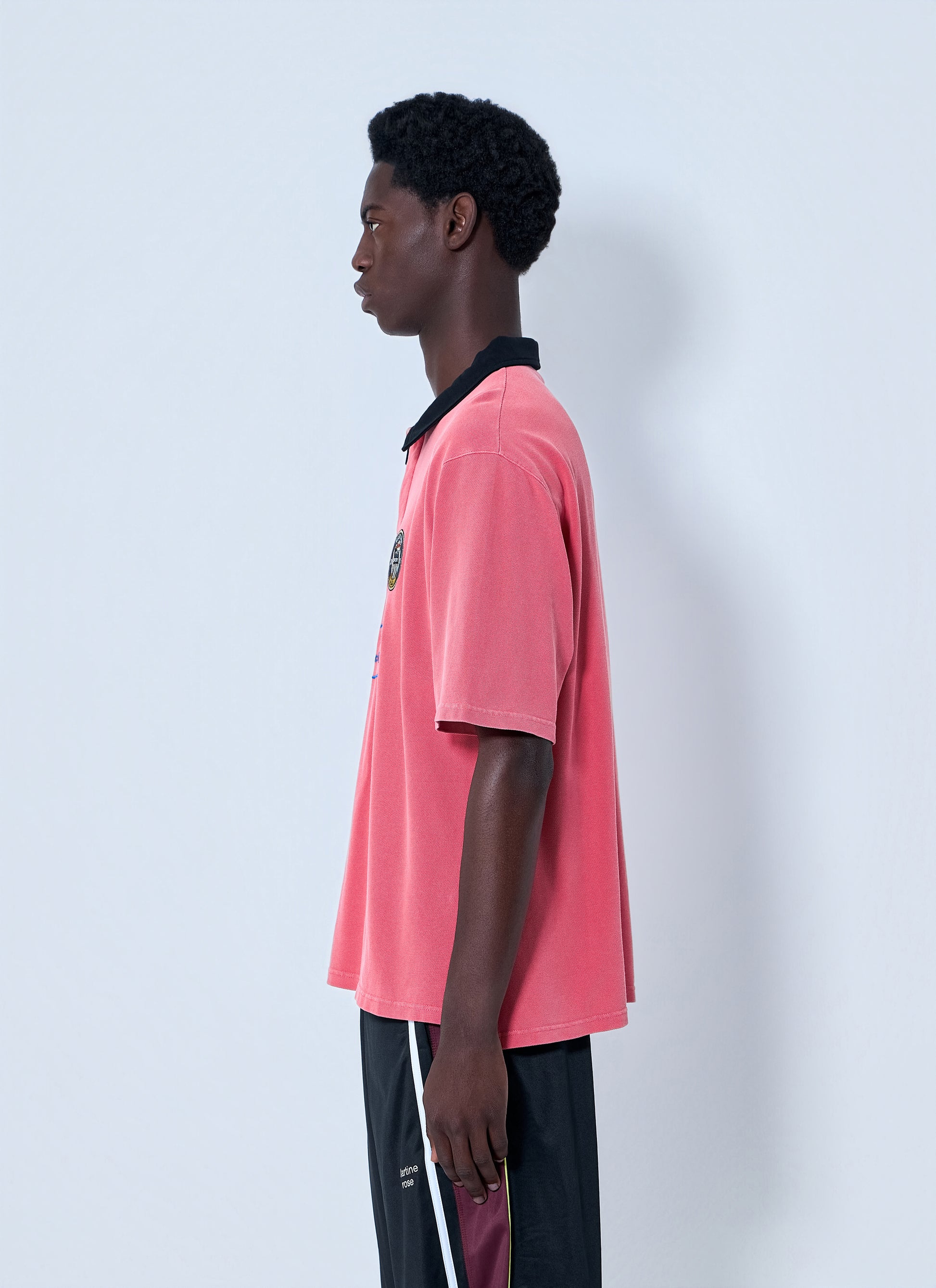 Martine Rose Men Logo Polo Shirt MARTINE ROSE