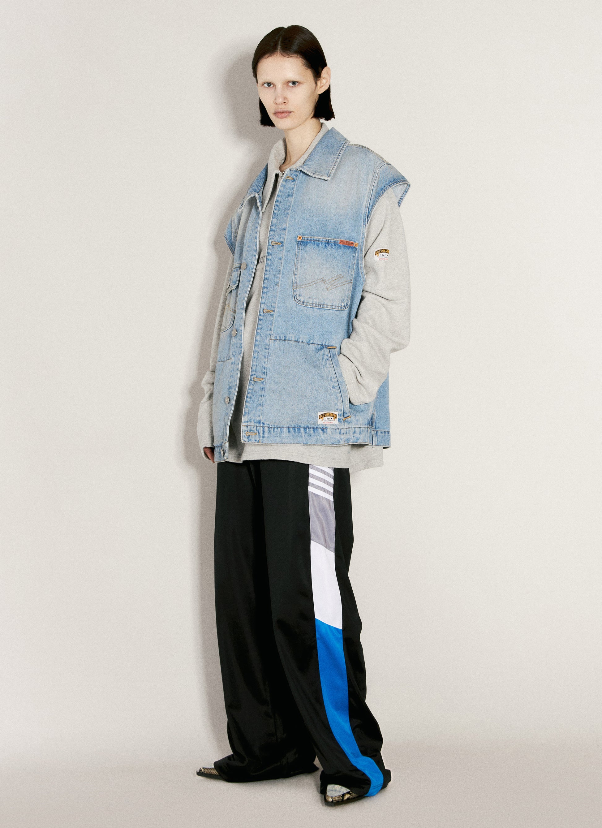 Martine Rose Women Denim Gilet MARTINE ROSE