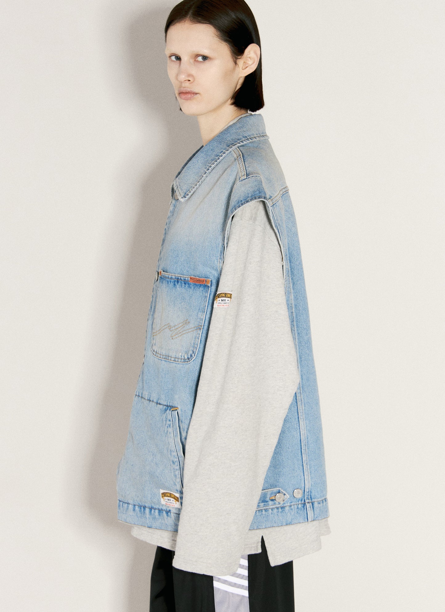 Martine Rose Women Denim Gilet MARTINE ROSE
