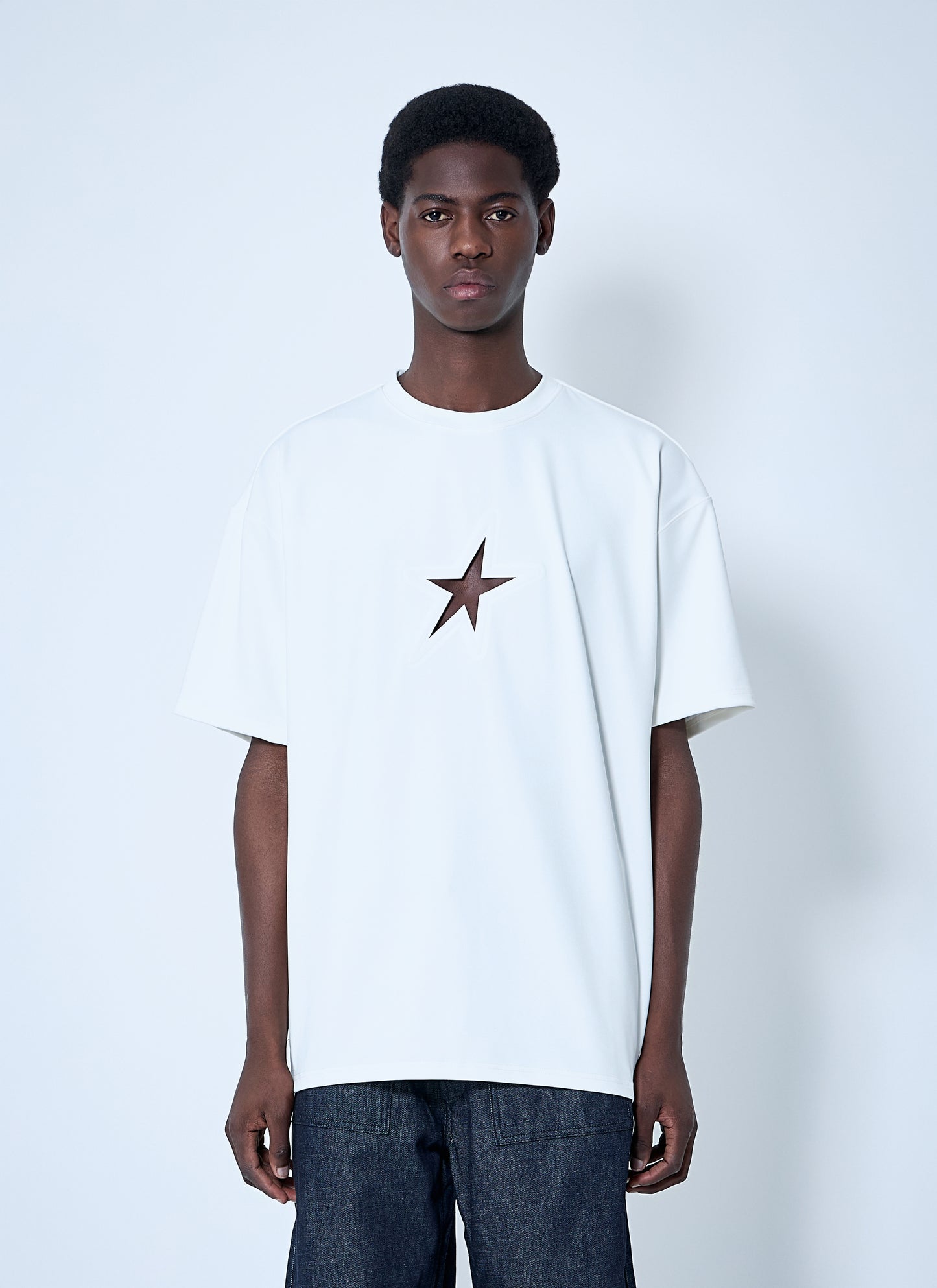 Mugler Men Cut-Out T-Shirt MUGLER