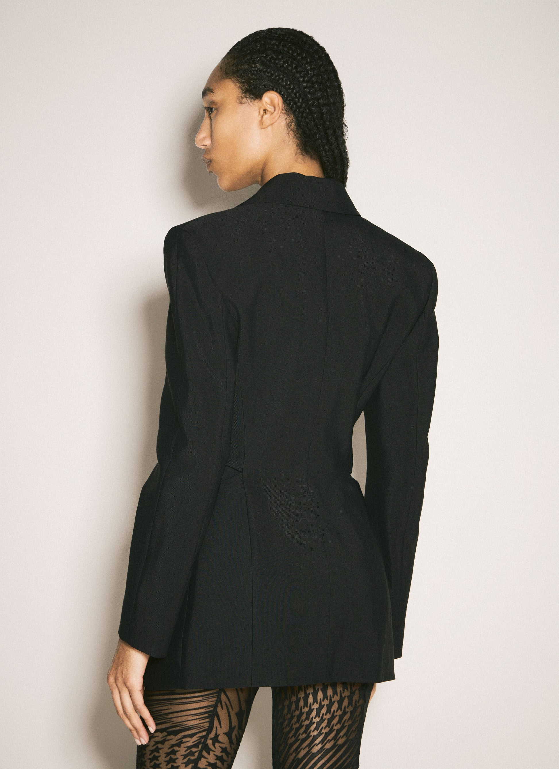 Mugler Women Buckled Tailored Blazer MUGLER
