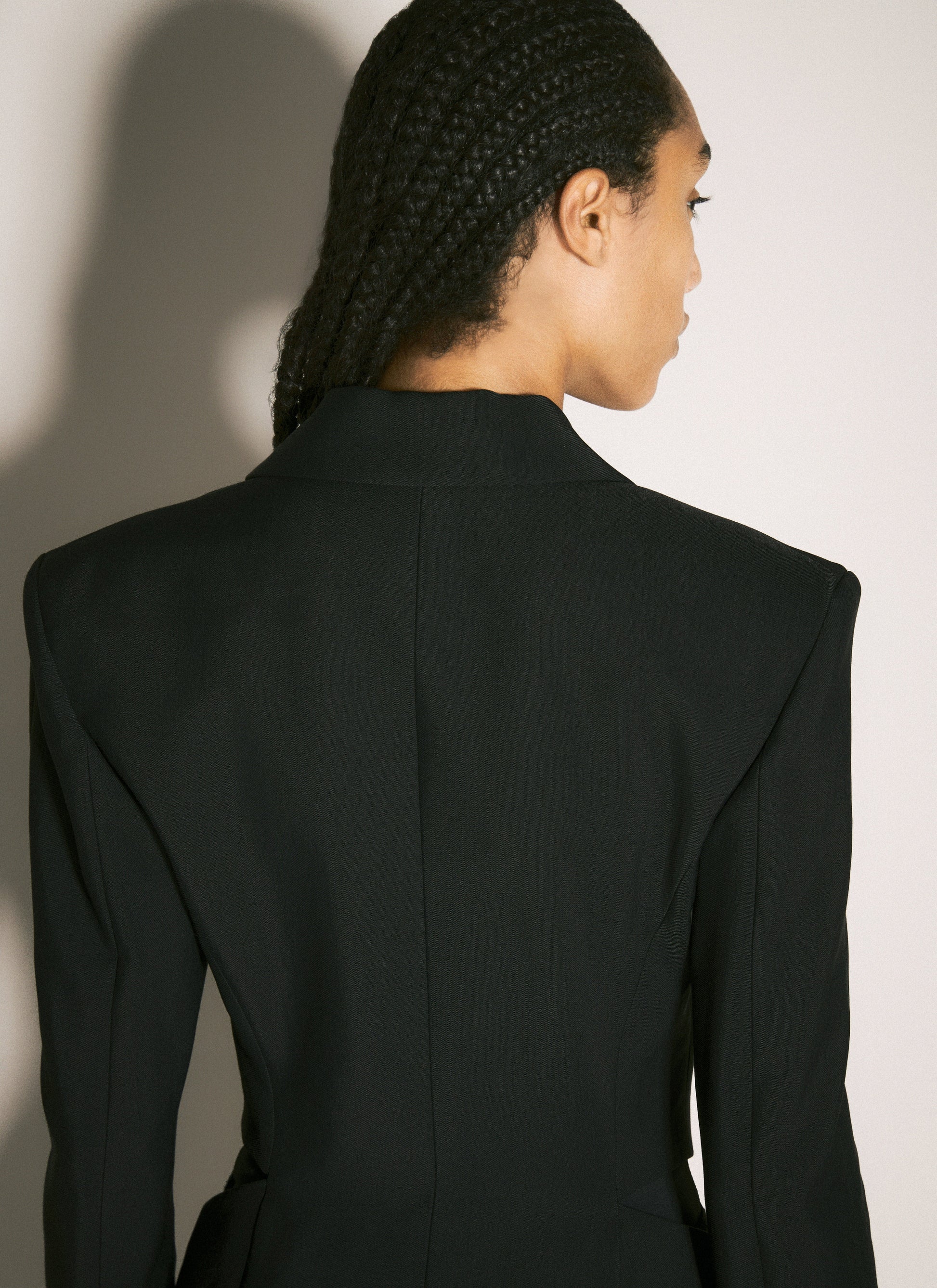 Mugler Women Buckled Tailored Blazer MUGLER
