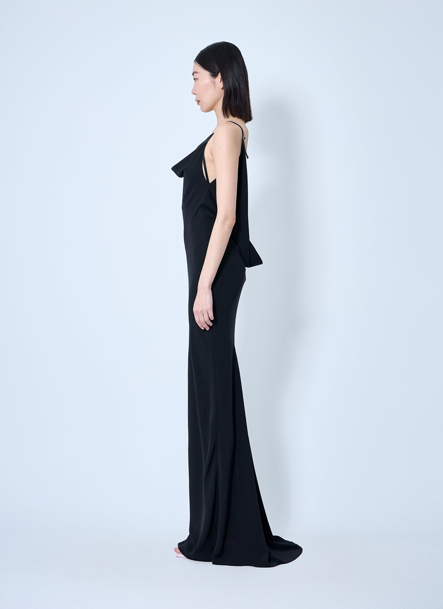 Mugler Women Crepe Maxi Dress MUGLER