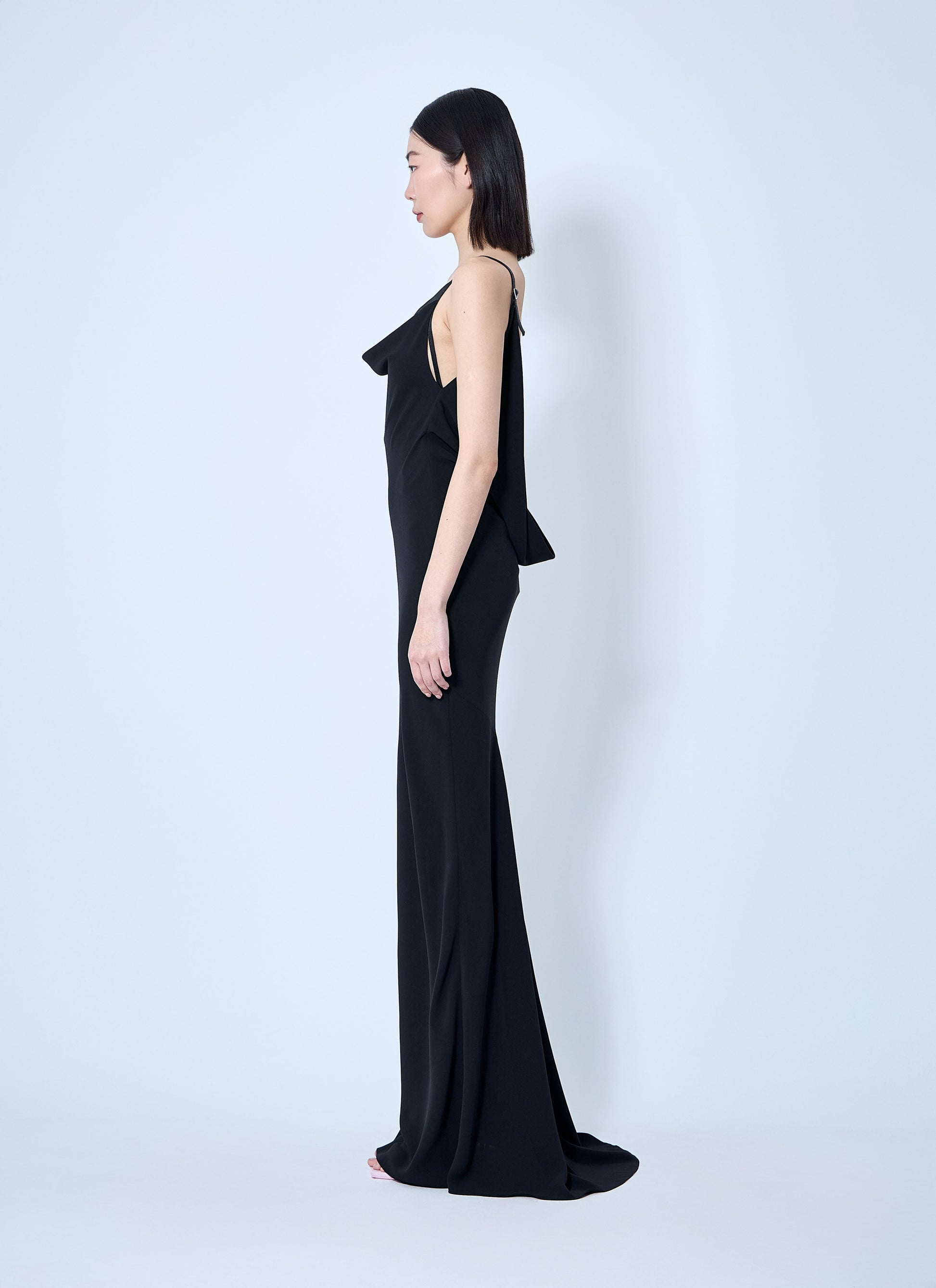 Mugler Women Crepe Maxi Dress MUGLER