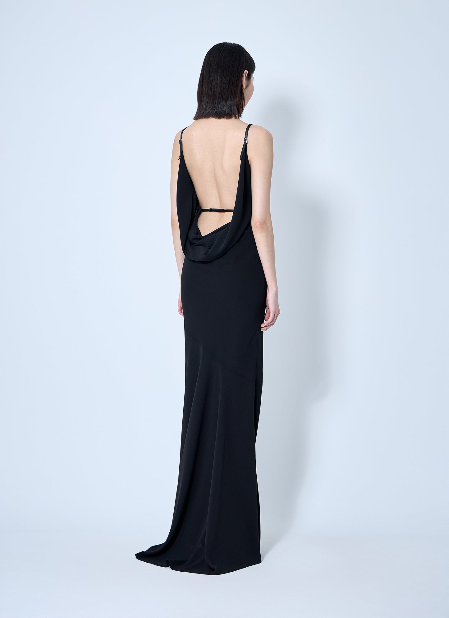 Mugler Women Crepe Maxi Dress MUGLER