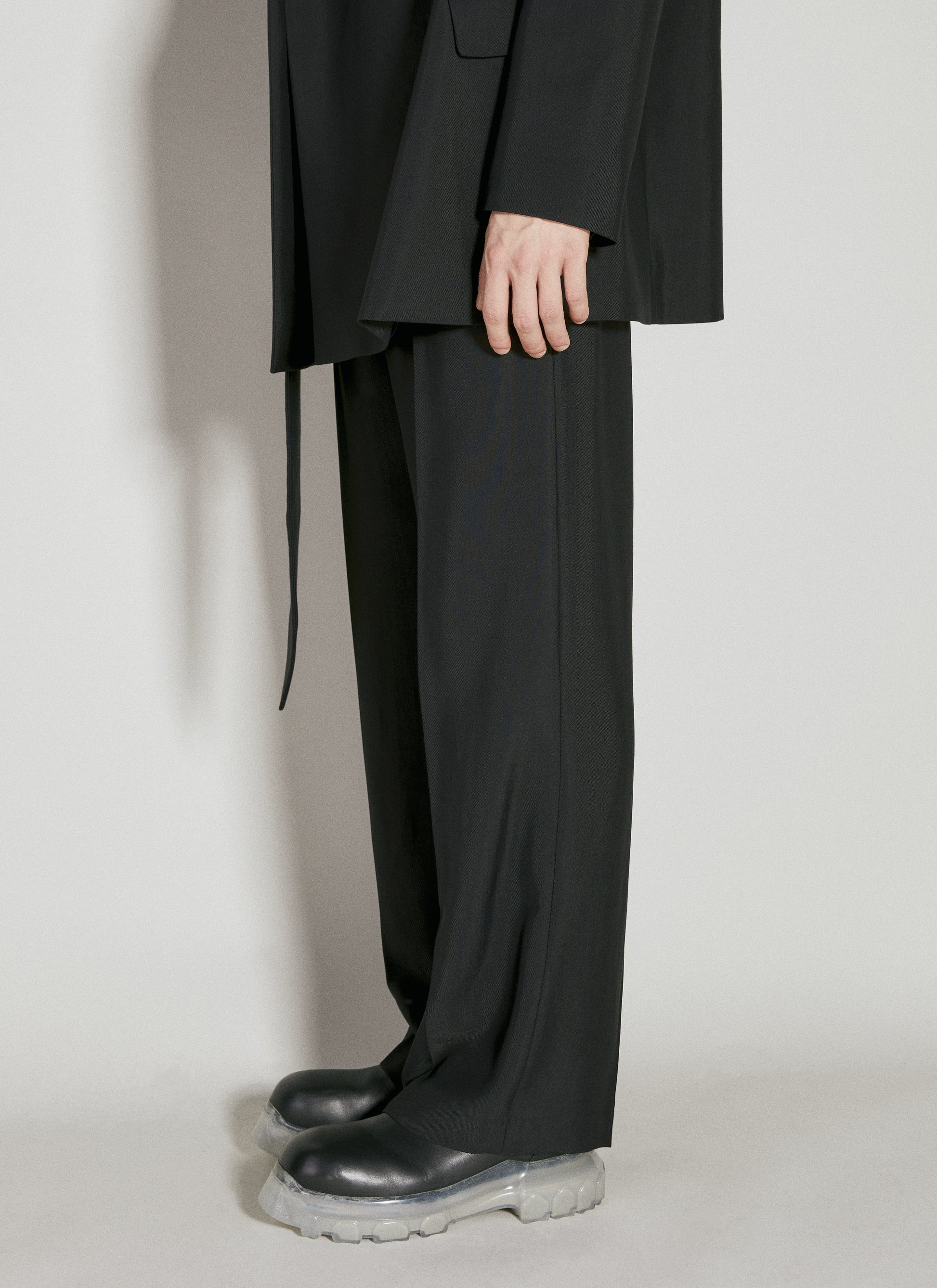 Mugler Men Cut-Out Tailored Pants MUGLER