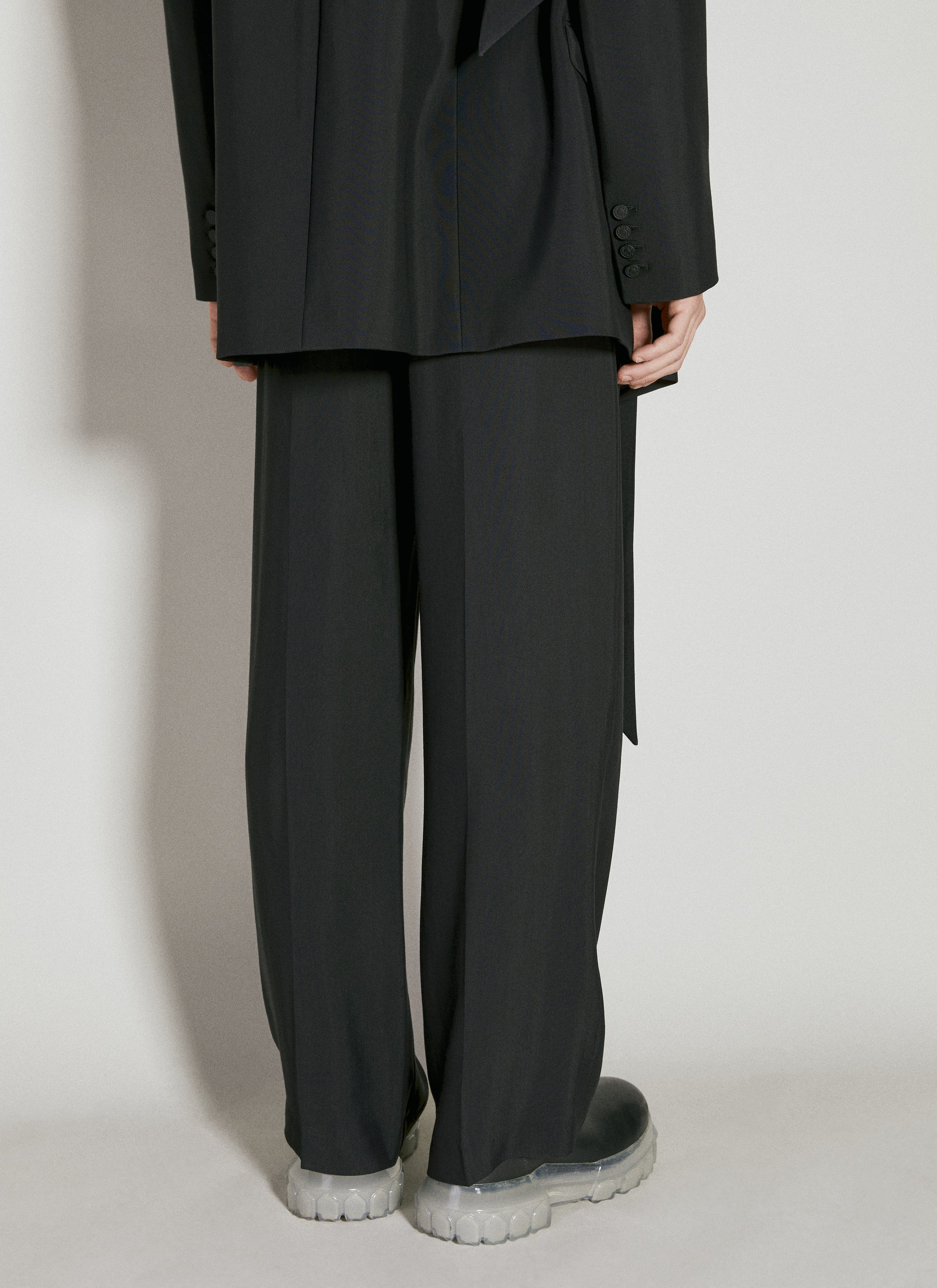 Mugler Men Cut-Out Tailored Pants MUGLER