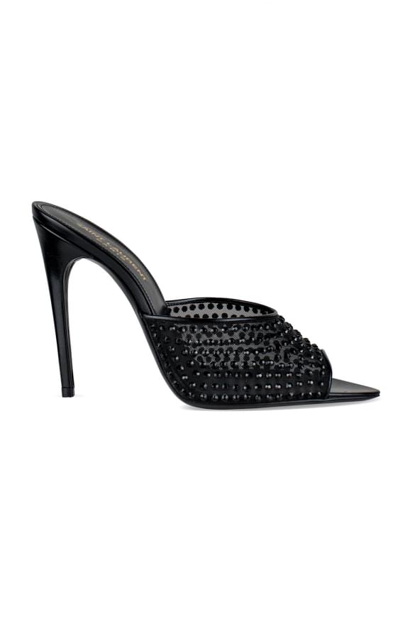 Saint Laurent Women Blonde Mules SAINT LAURENT