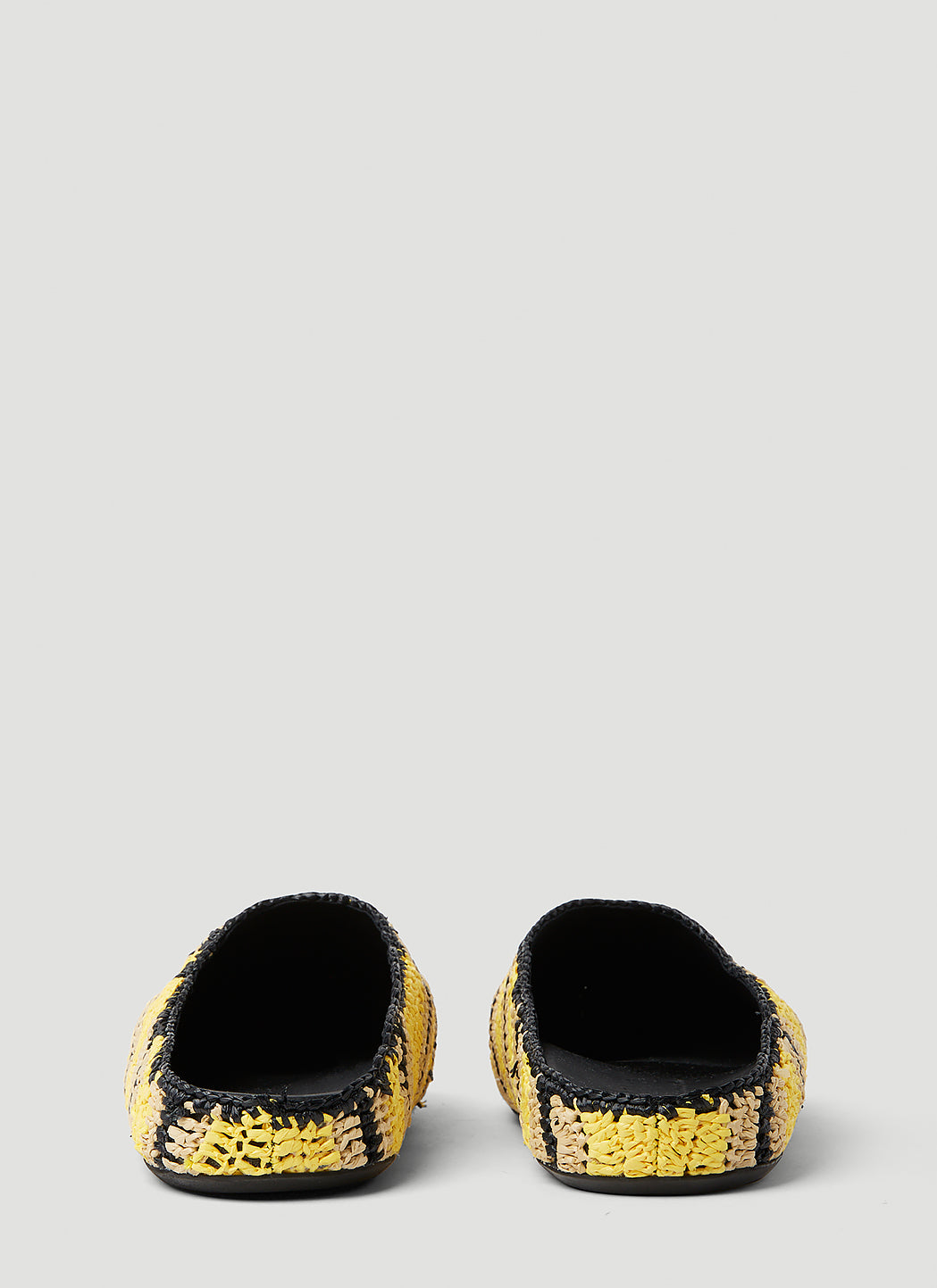 Marni X No Vacancy Men Fussbet Sabot Raffia Mules MARNI