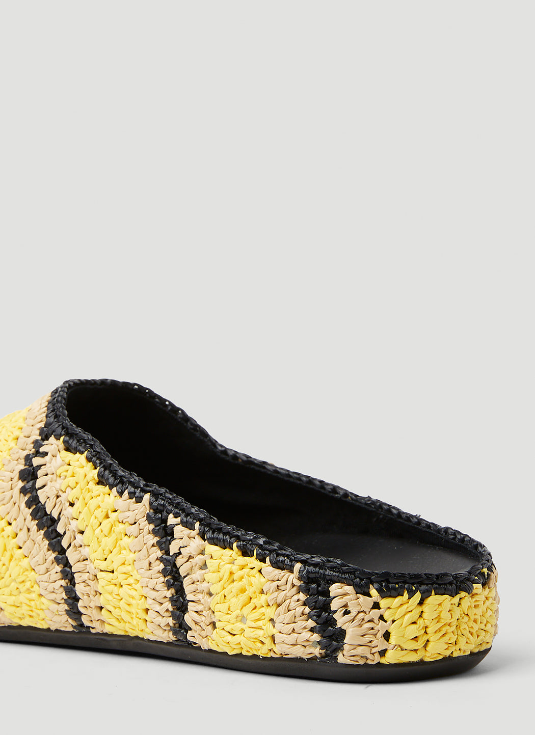 Marni X No Vacancy Men Fussbet Sabot Raffia Mules MARNI