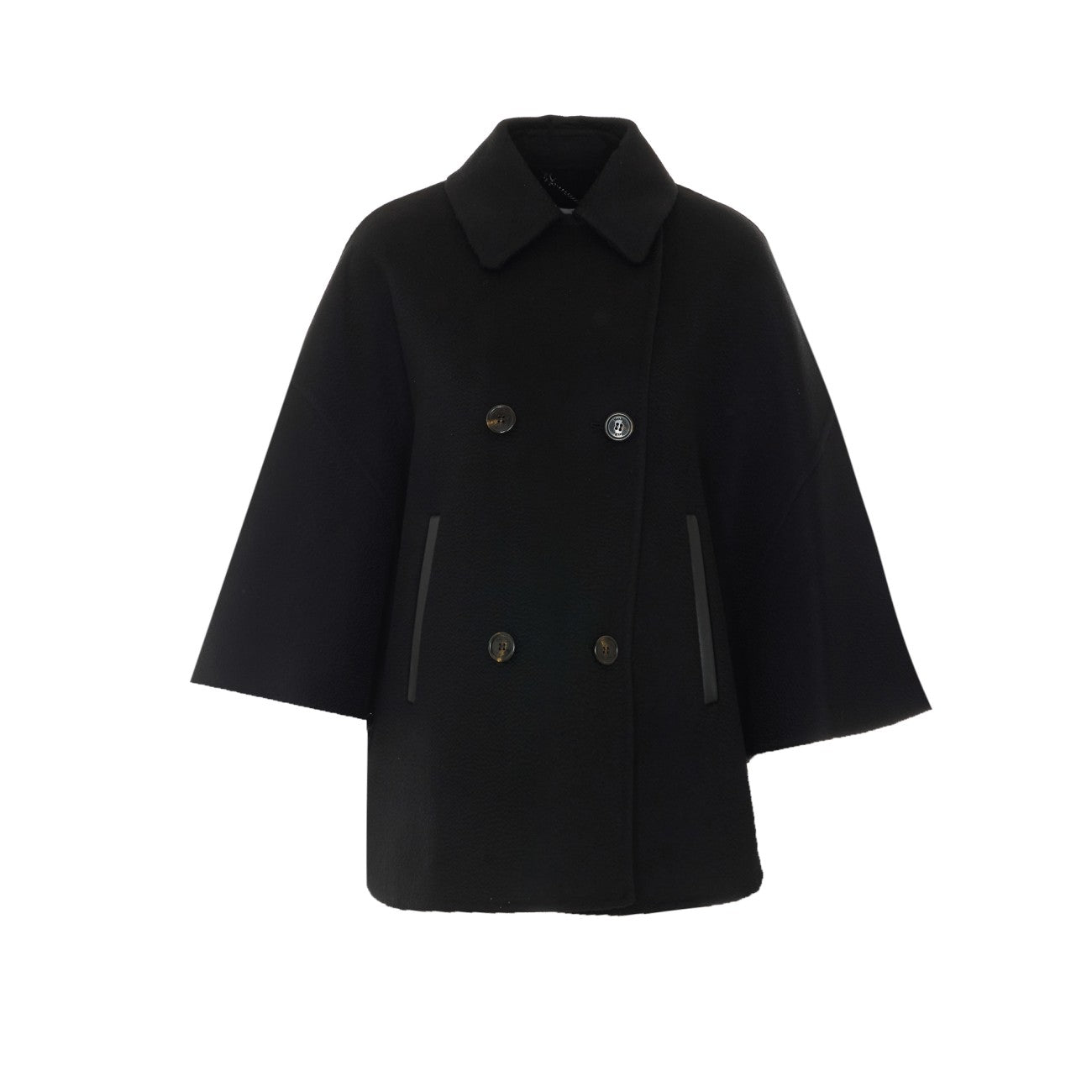 Max Mara Women Mxaospite Double-Breasted Sable Cashmere Cape MAX MARA