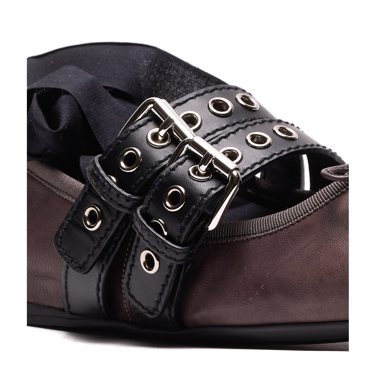 Miu Miu Women Nappa And Calf Leather Ballets MIU MIU