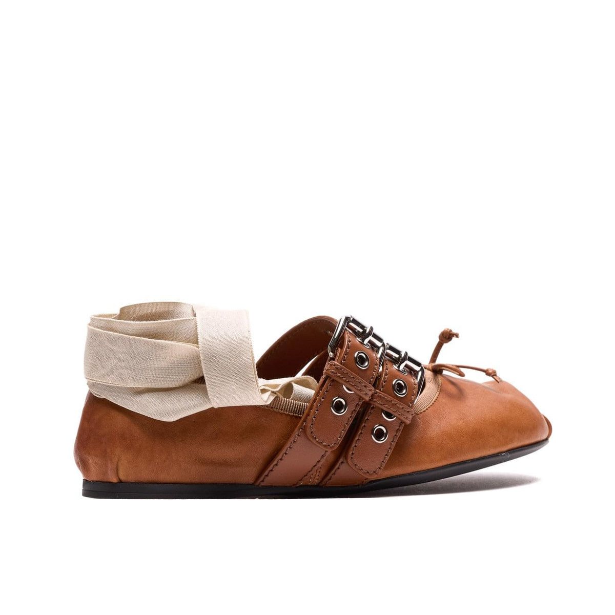 Miu Miu Women Nappa And Calf Leather Ballets MIU MIU