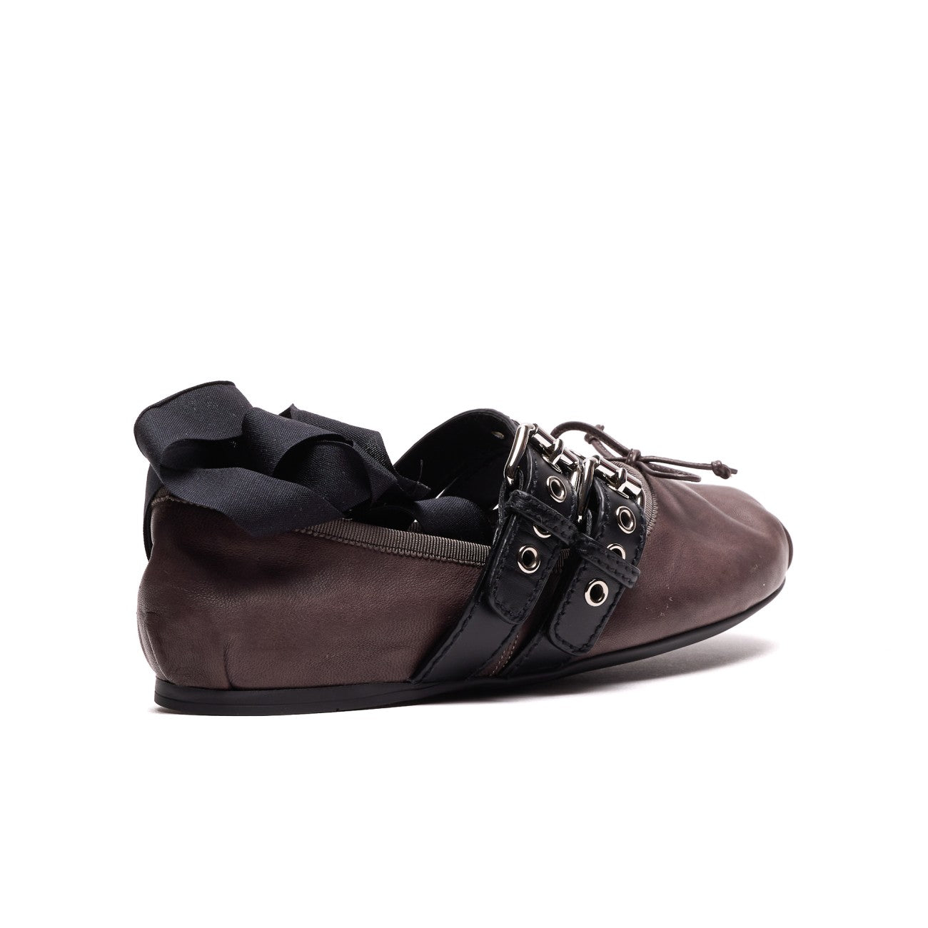 Miu Miu Women Nappa And Calf Leather Ballets MIU MIU