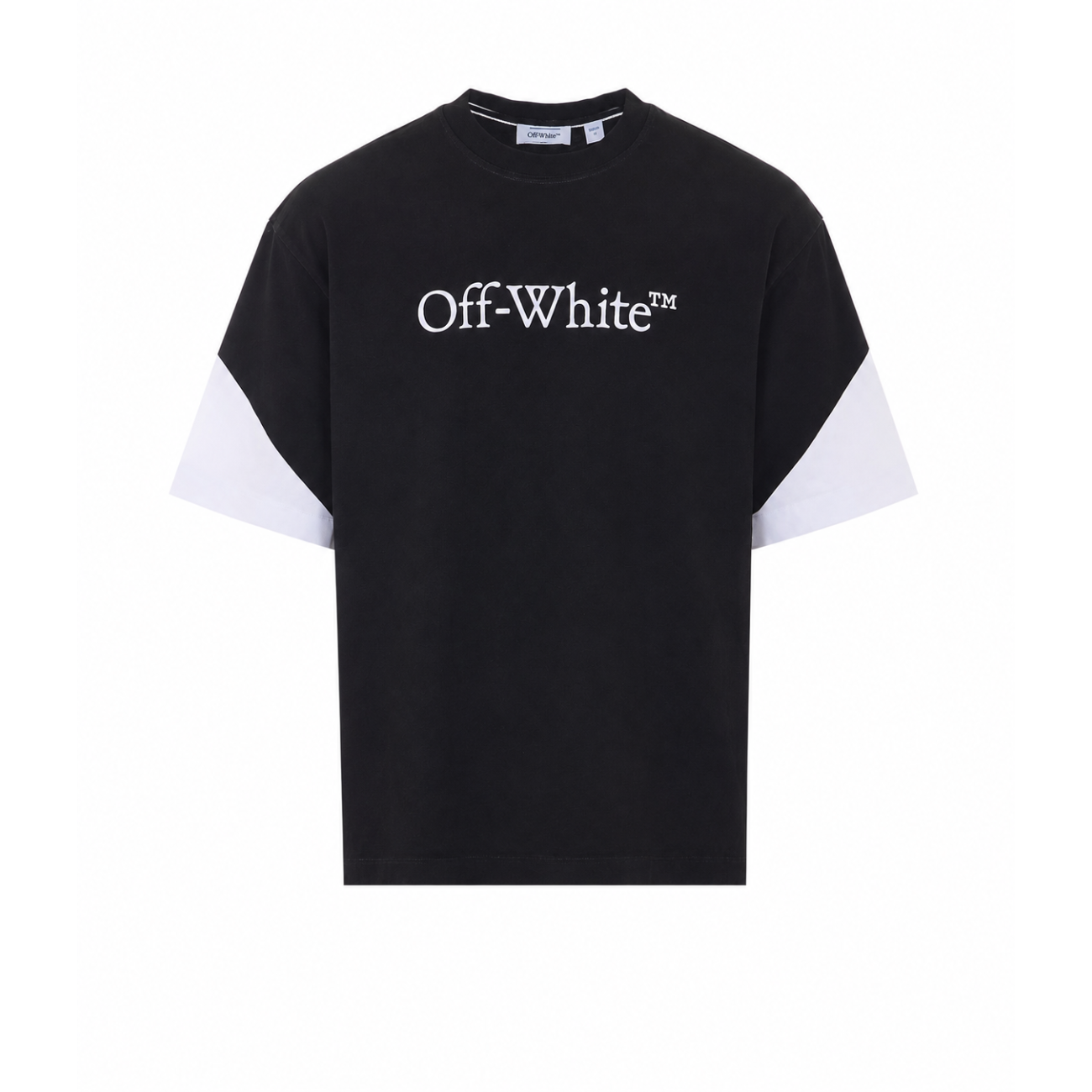 Off White Men Negative Big Bookish Skate T-Shirt OFF-WHITE