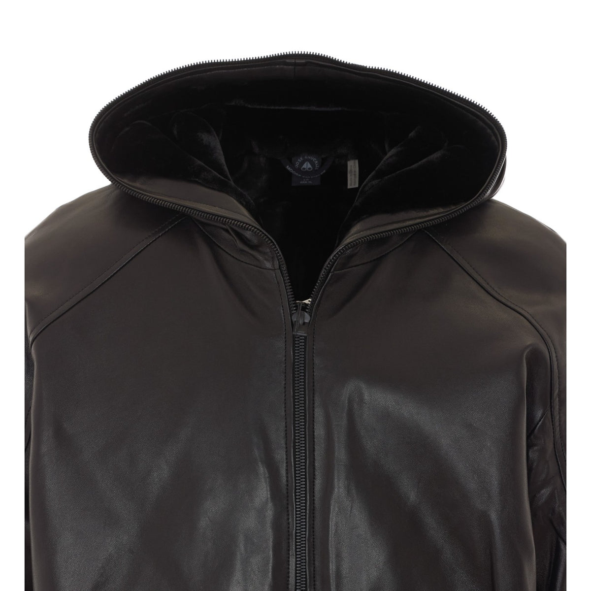 Moose Knuckles Men Neo Leather Hood Jacket MOOSE KNUCKLES