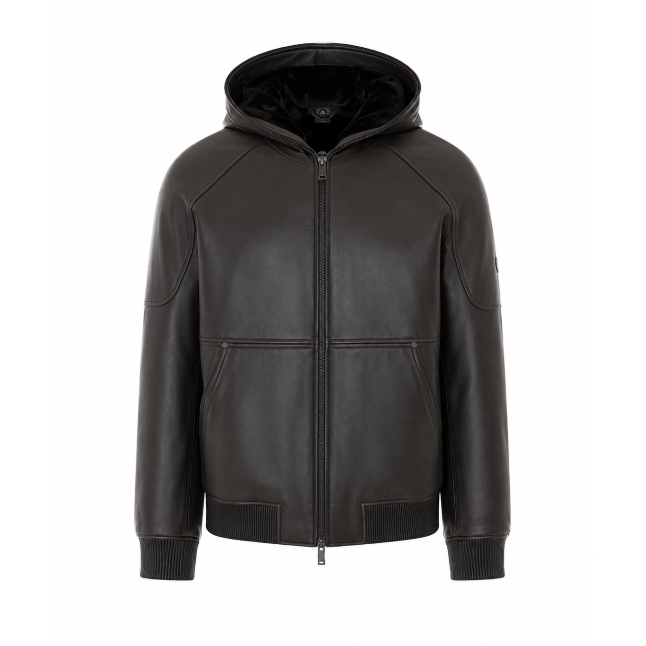 Moose Knuckles Men Neo Leather Hood Jacket MOOSE KNUCKLES