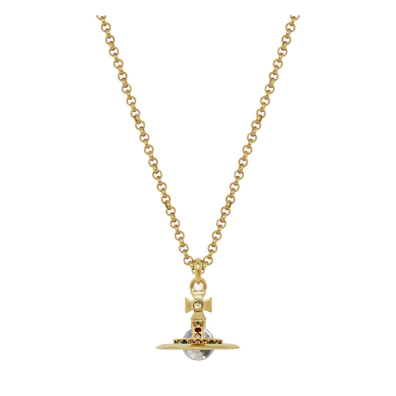 Vivienne Westwood Women New Petite Orb Pendant Necklace VIVIENNE WESTWOOD