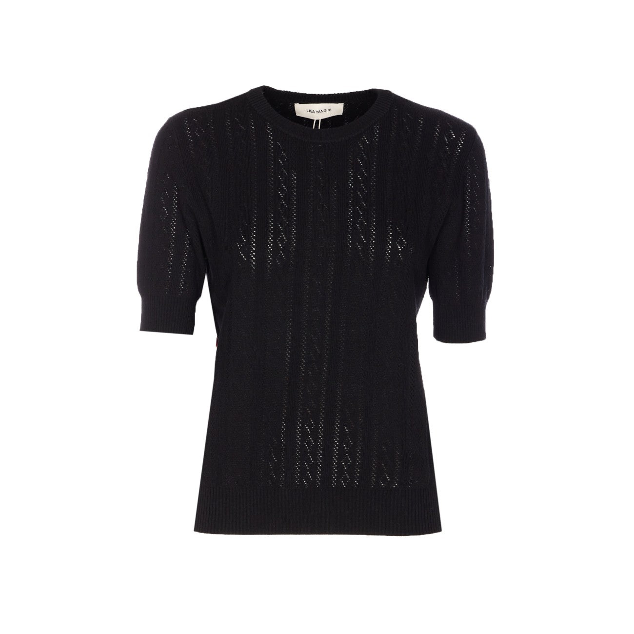 Lisa Yang Women Nika Short Sleeves Sweater LISA YANG