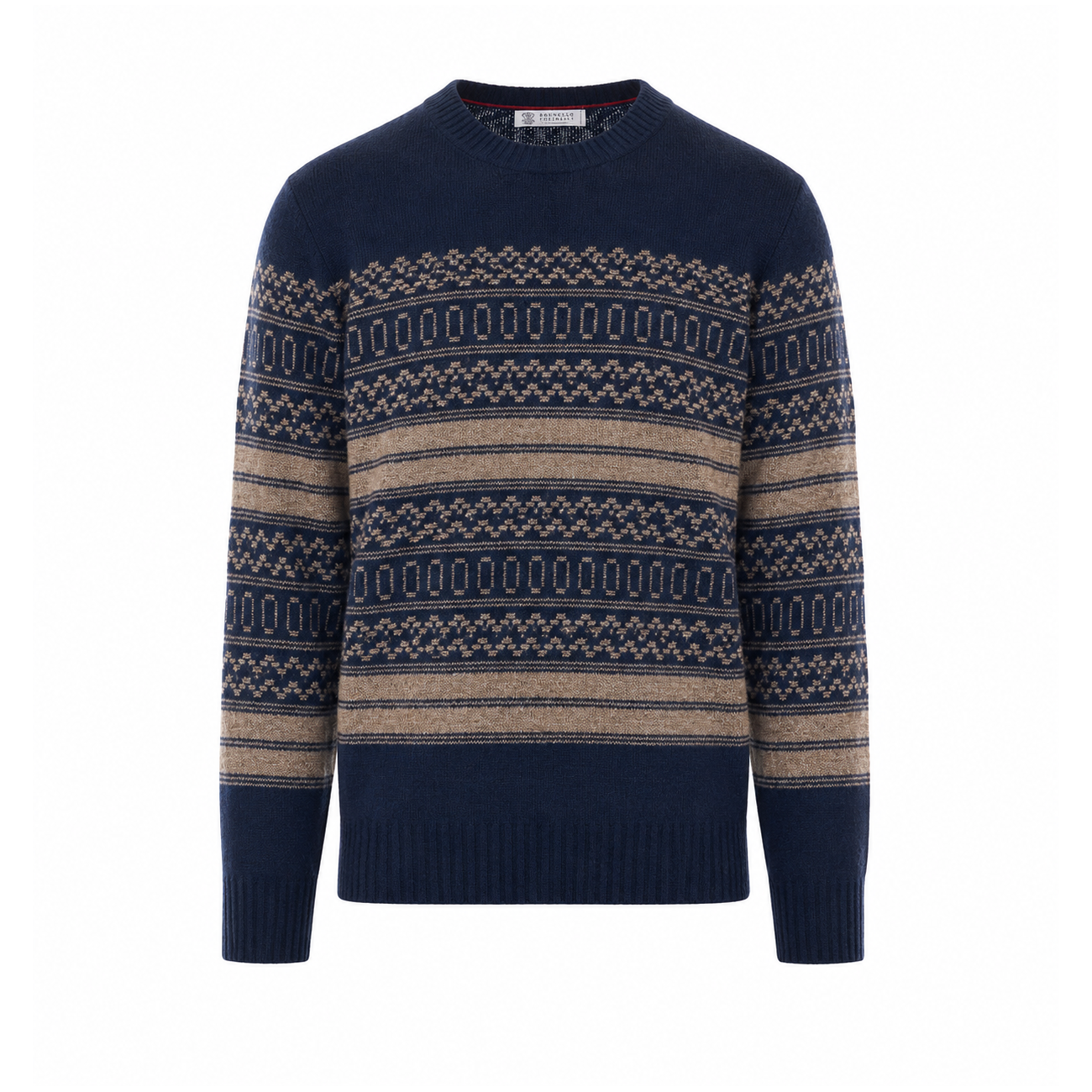 Brunello Cucinelli Men Nordic Jacquard Sweater