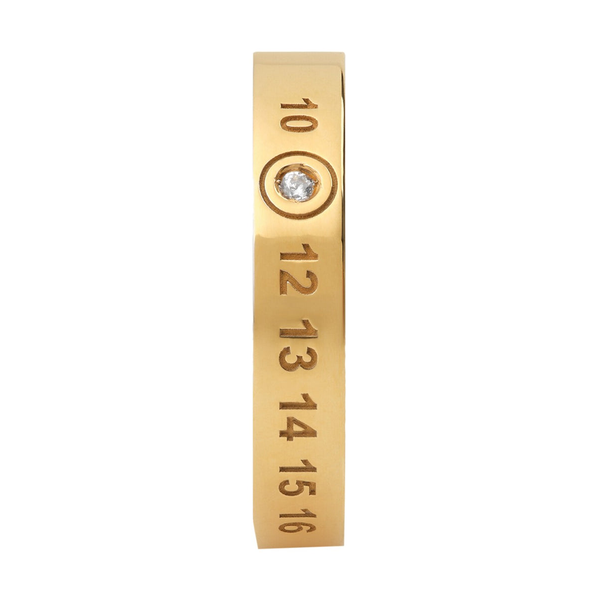Maison Margiela Women Numerical Logo Diamond Ring MAISON MARGIELA