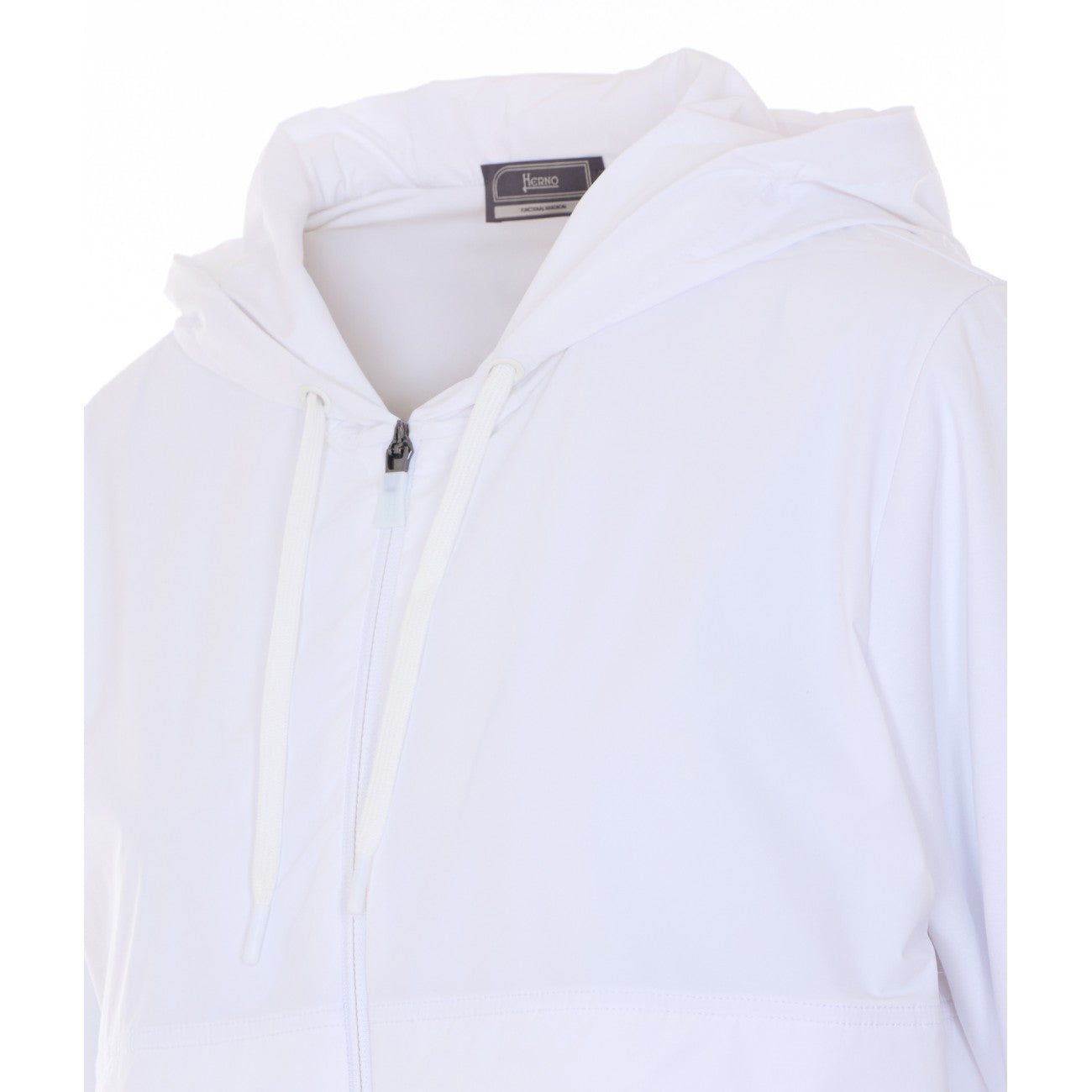Herno Women Nylon Maestro And Double Face Interlock Zipped Hoodie HERNO