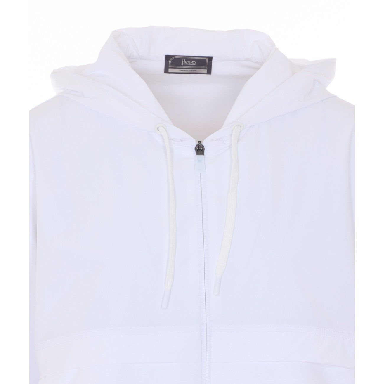 Herno Women Nylon Maestro And Double Face Interlock Zipped Hoodie HERNO