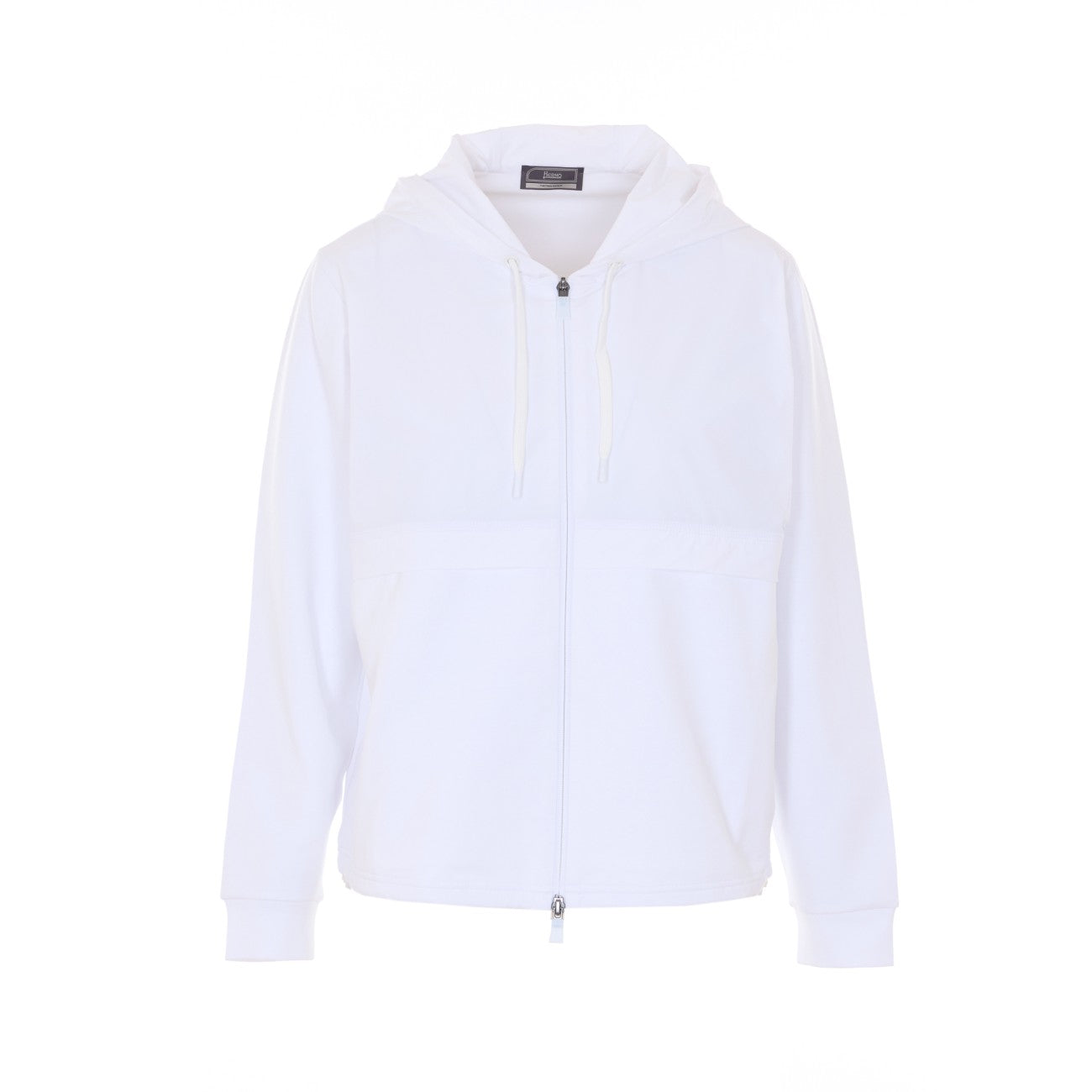 Herno Women Nylon Maestro And Double Face Interlock Zipped Hoodie HERNO