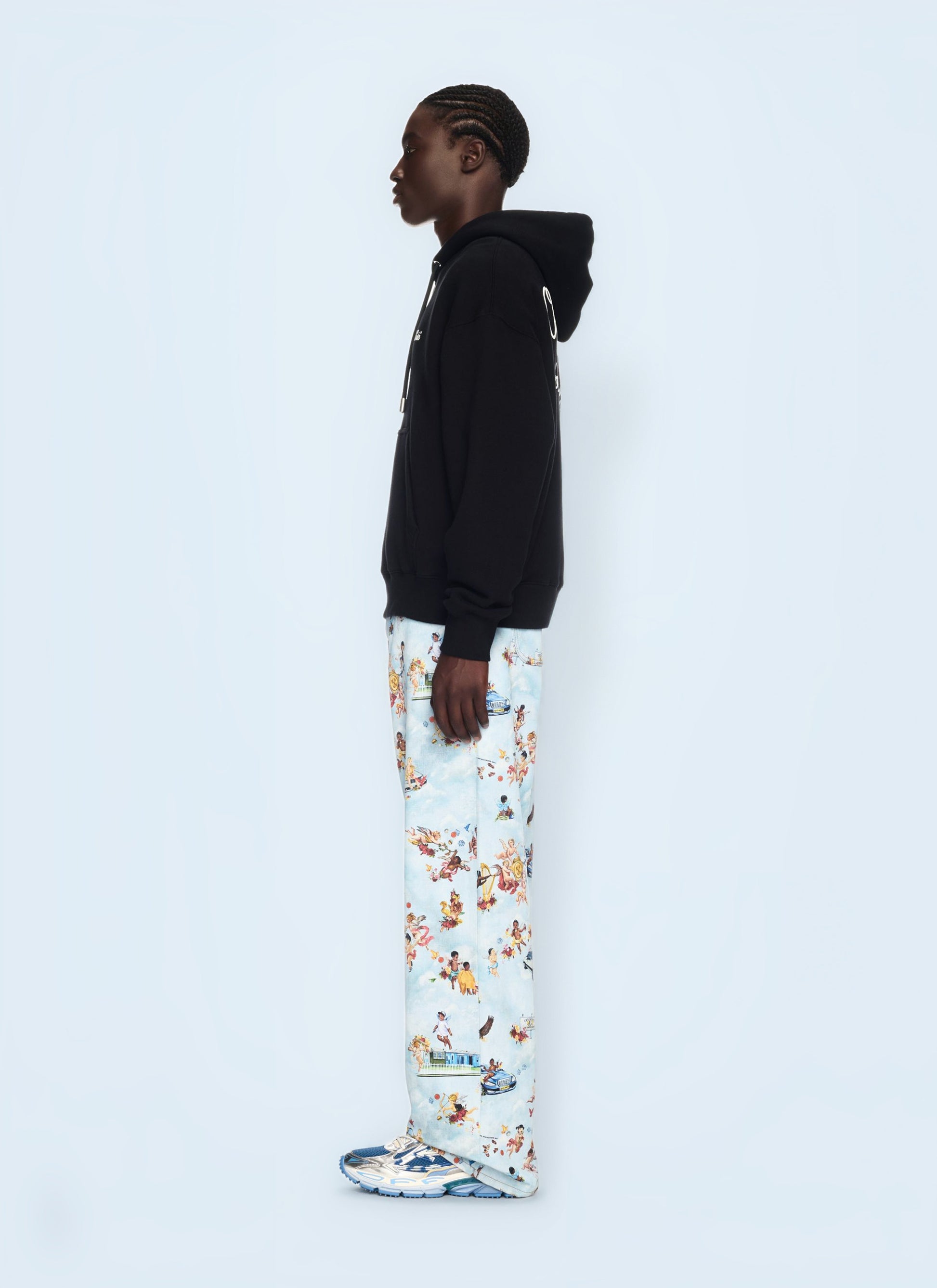 Off White Men Script Hooded Sweatshirt OFF-WHITE