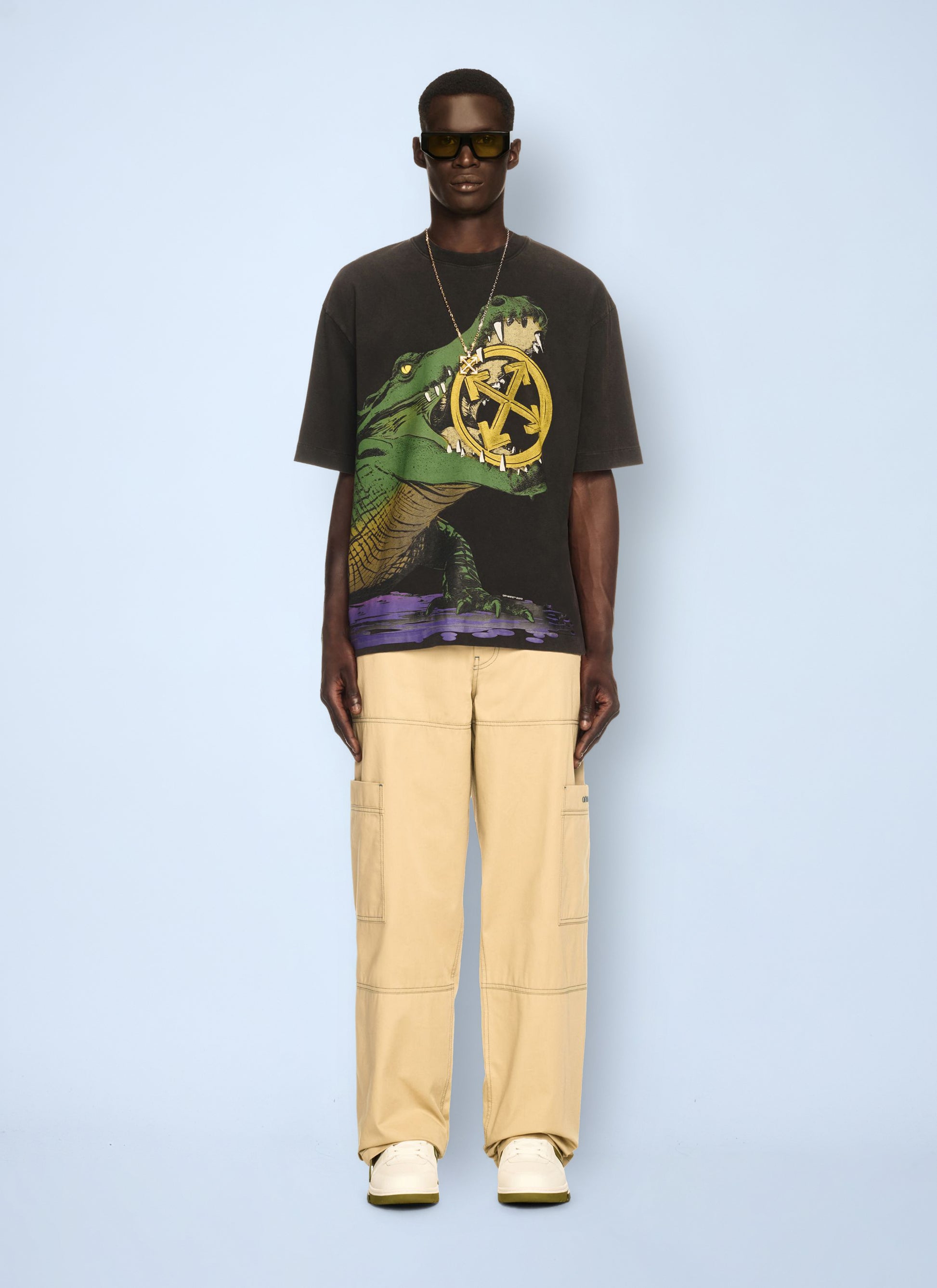 Off White Men Stitch Cargo Pants OFF-WHITE