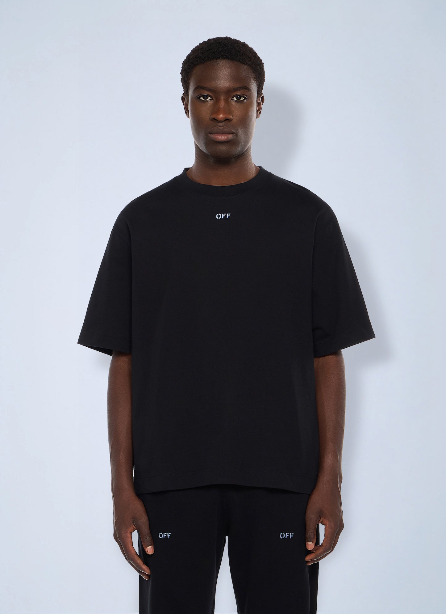 Off-White Men Stencil Arrow Skate Logo T-Shirt OFF-WHITE