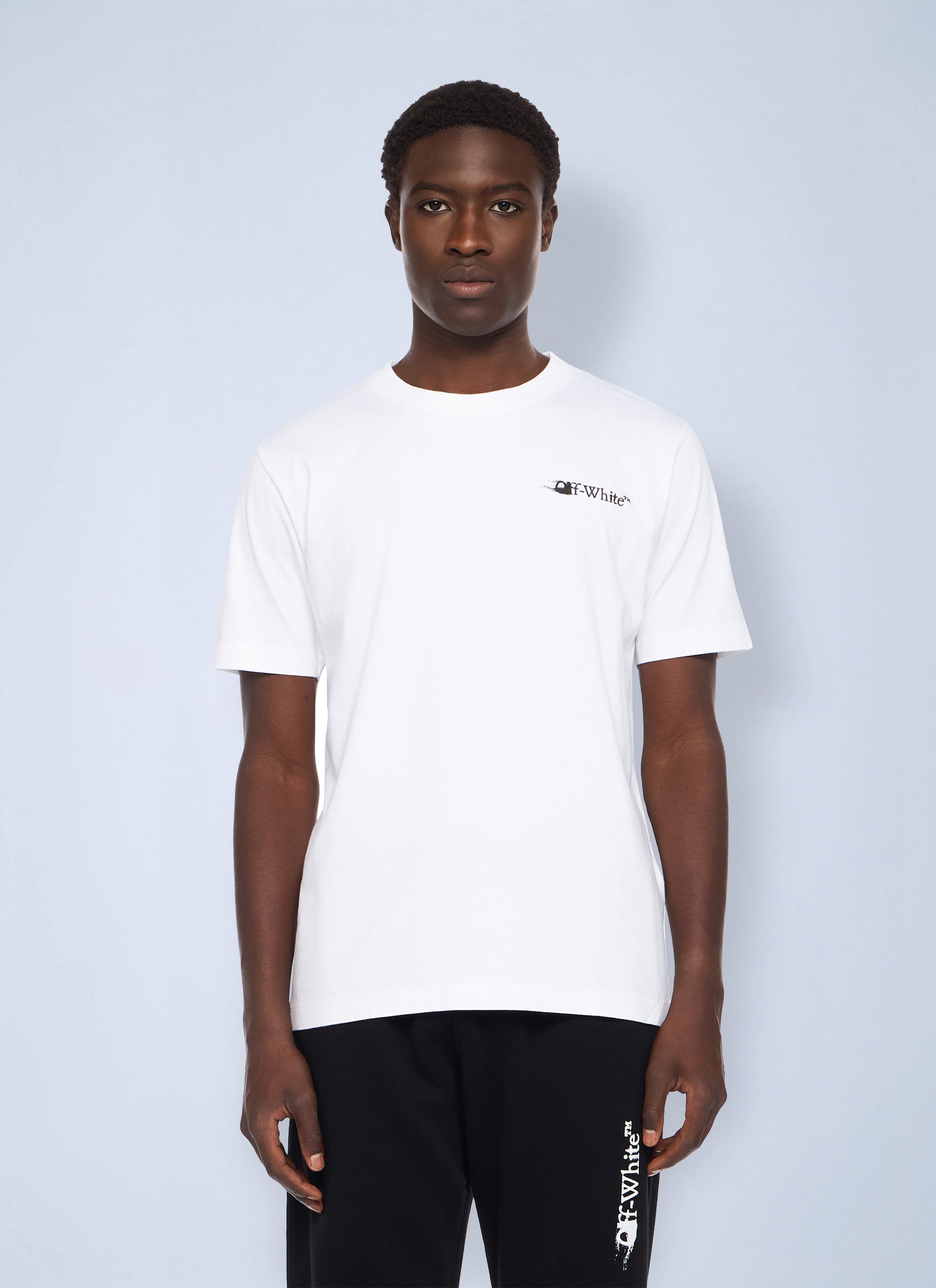 Off-White Men Ink Arrow Slim Logo T-Shirt OFF-WHITE