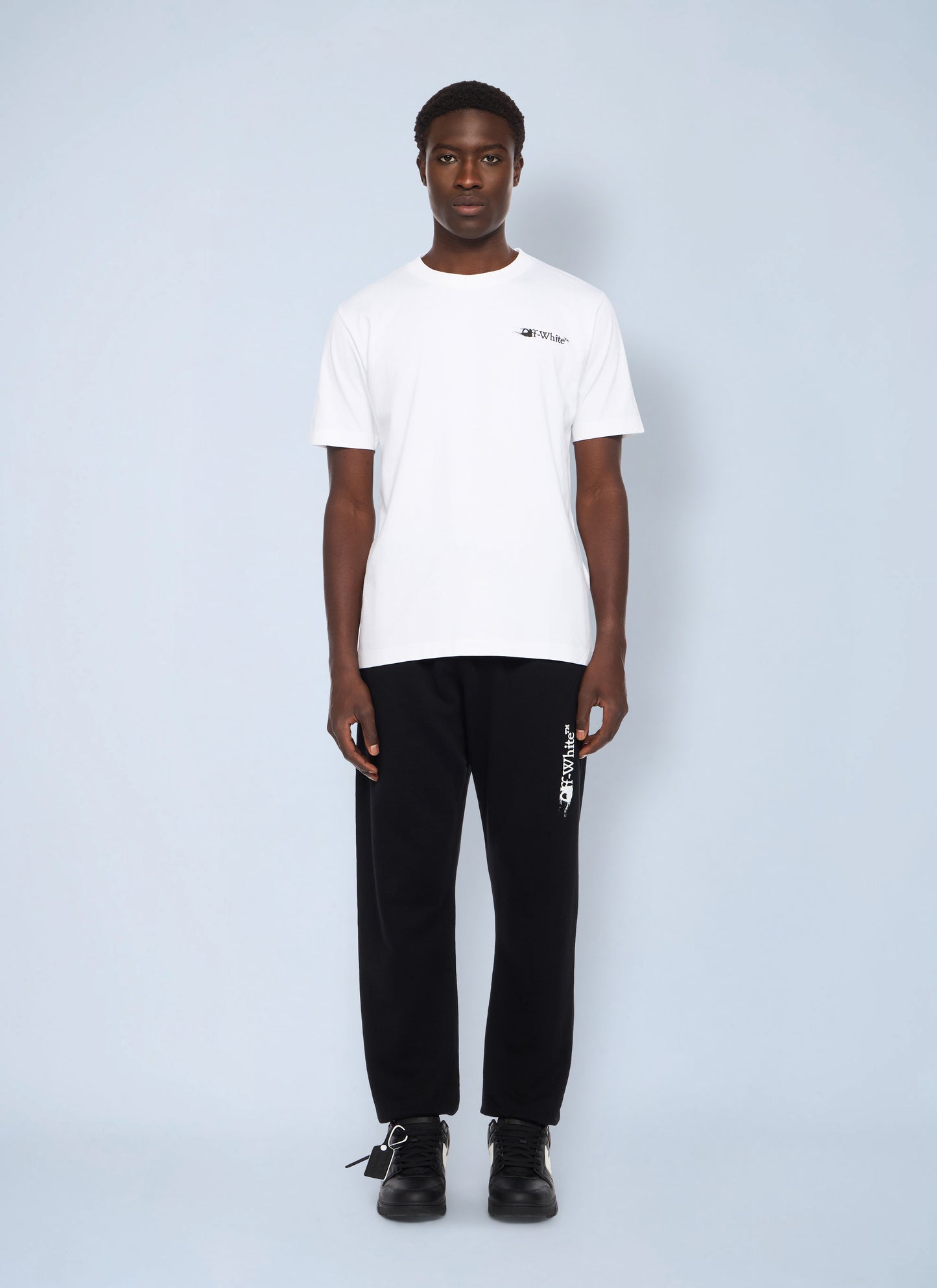 Off-White Men Ink Arrow Slim Logo T-Shirt OFF-WHITE