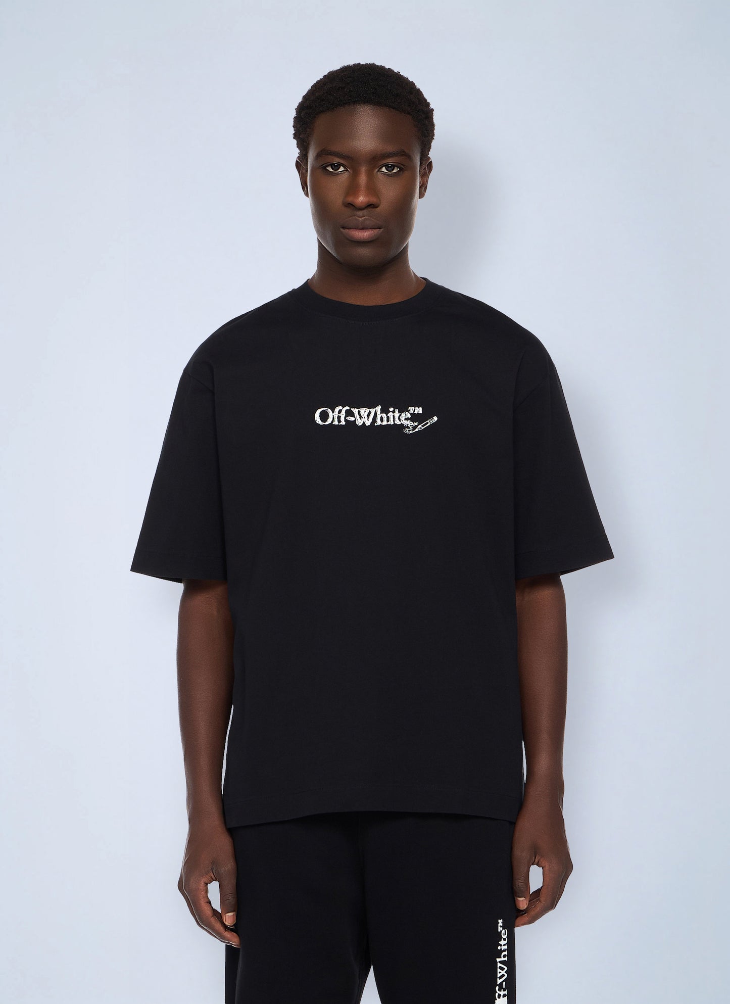 Off-White Men Scribble Arrow Skate Logo T-Shirt OFF-WHITE