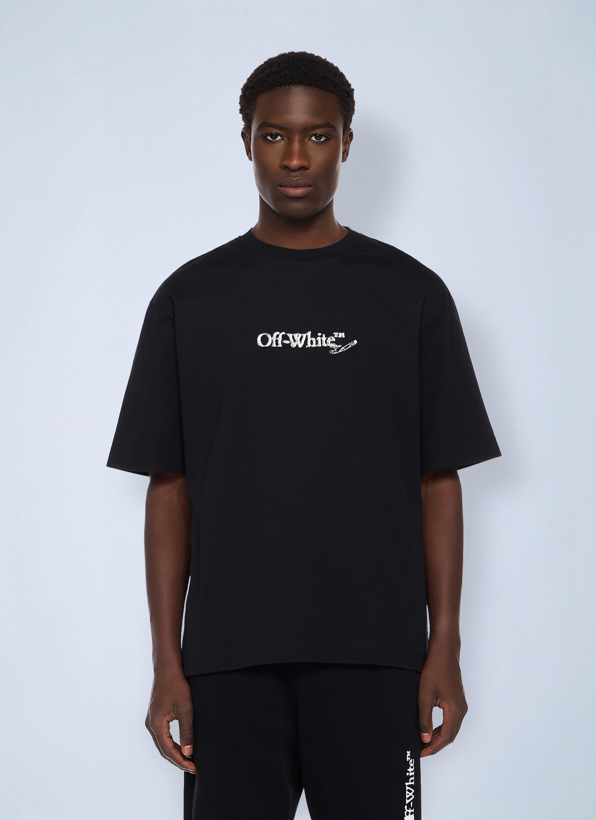 Off-White Men Scribble Arrow Skate Logo T-Shirt OFF-WHITE