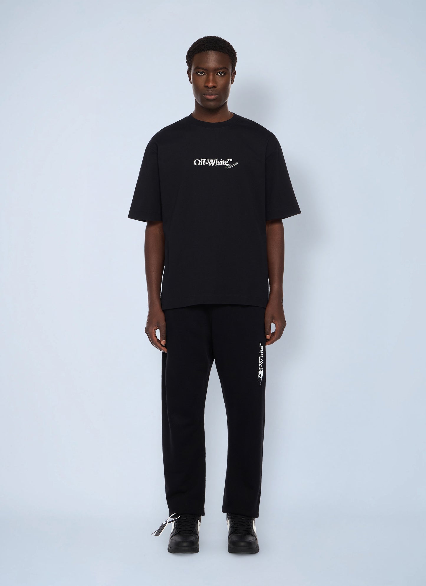 Off-White Men Scribble Arrow Skate Logo T-Shirt OFF-WHITE