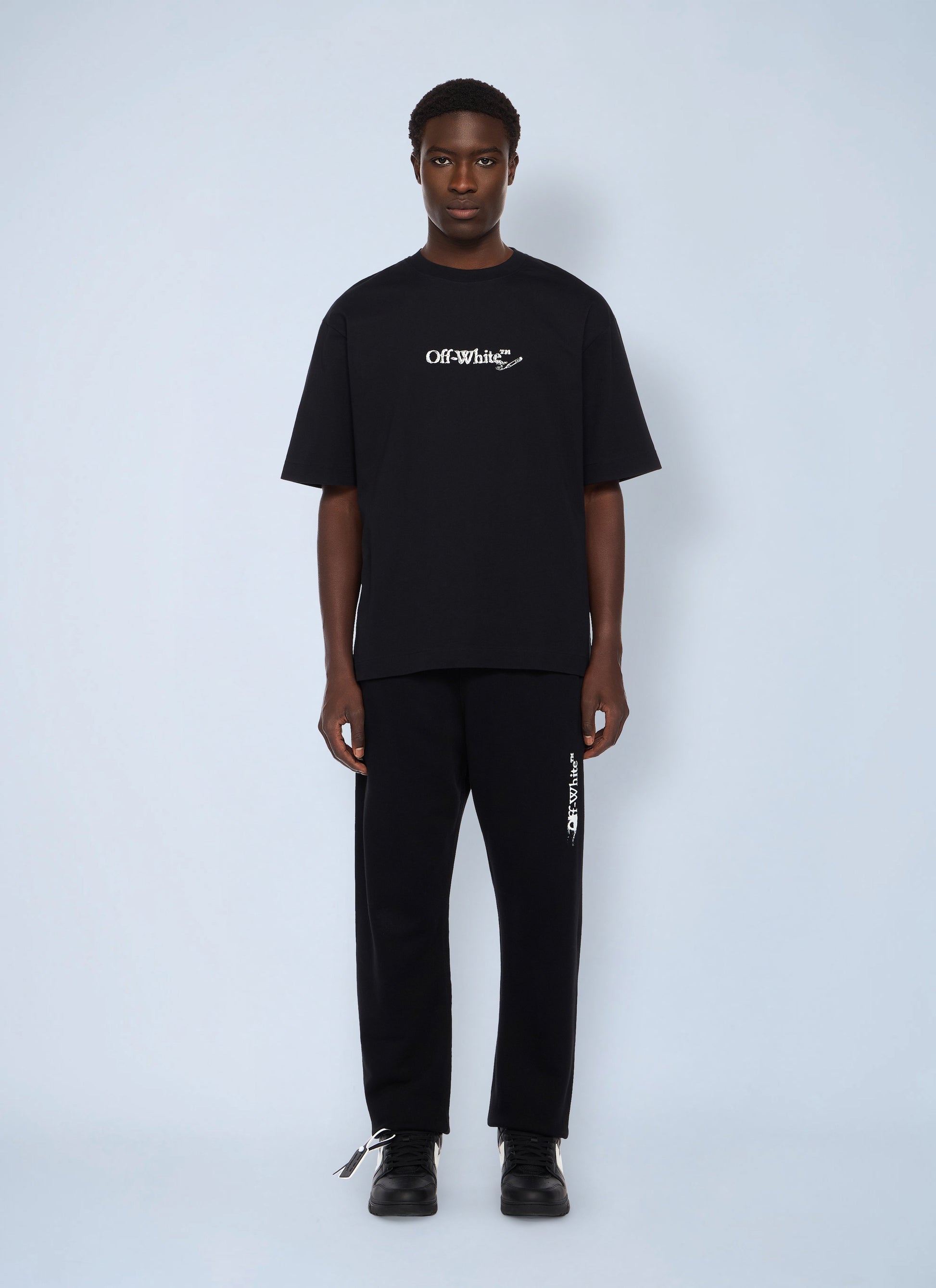 Off-White Men Scribble Arrow Skate Logo T-Shirt OFF-WHITE