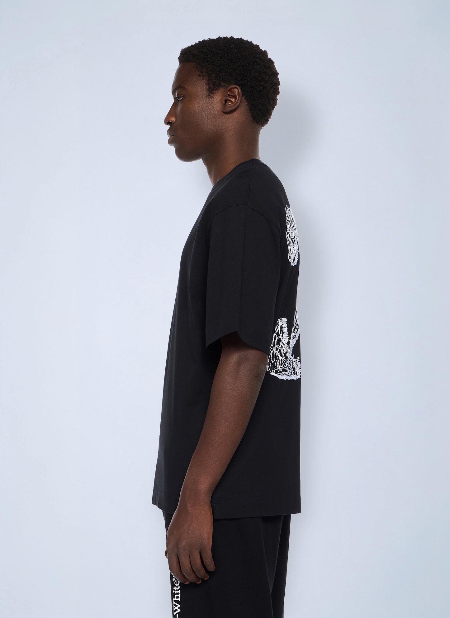 Off-White Men Scribble Arrow Skate Logo T-Shirt OFF-WHITE
