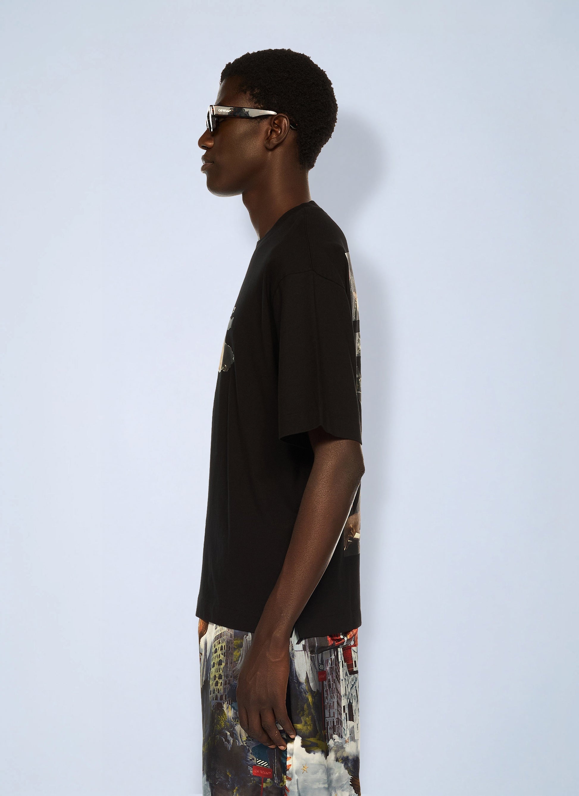 Off-White Men Paint Arrow Skate Logo T-Shirt OFF-WHITE