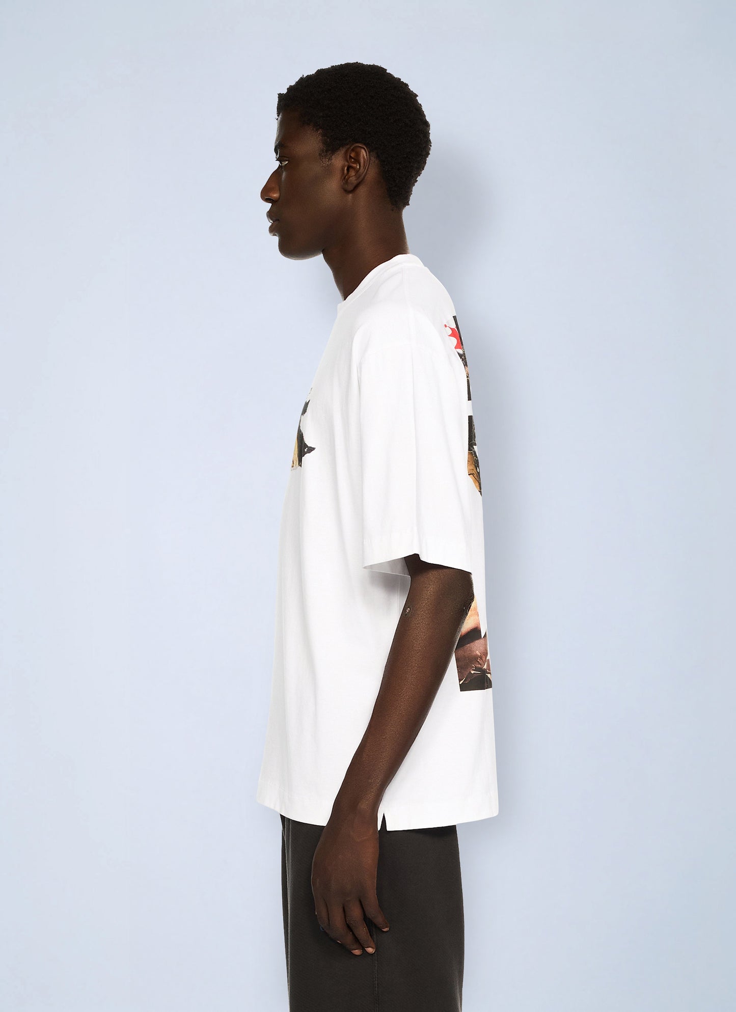 Off-White Men Paint Arrow Skate Logo T-Shirt OFF-WHITE