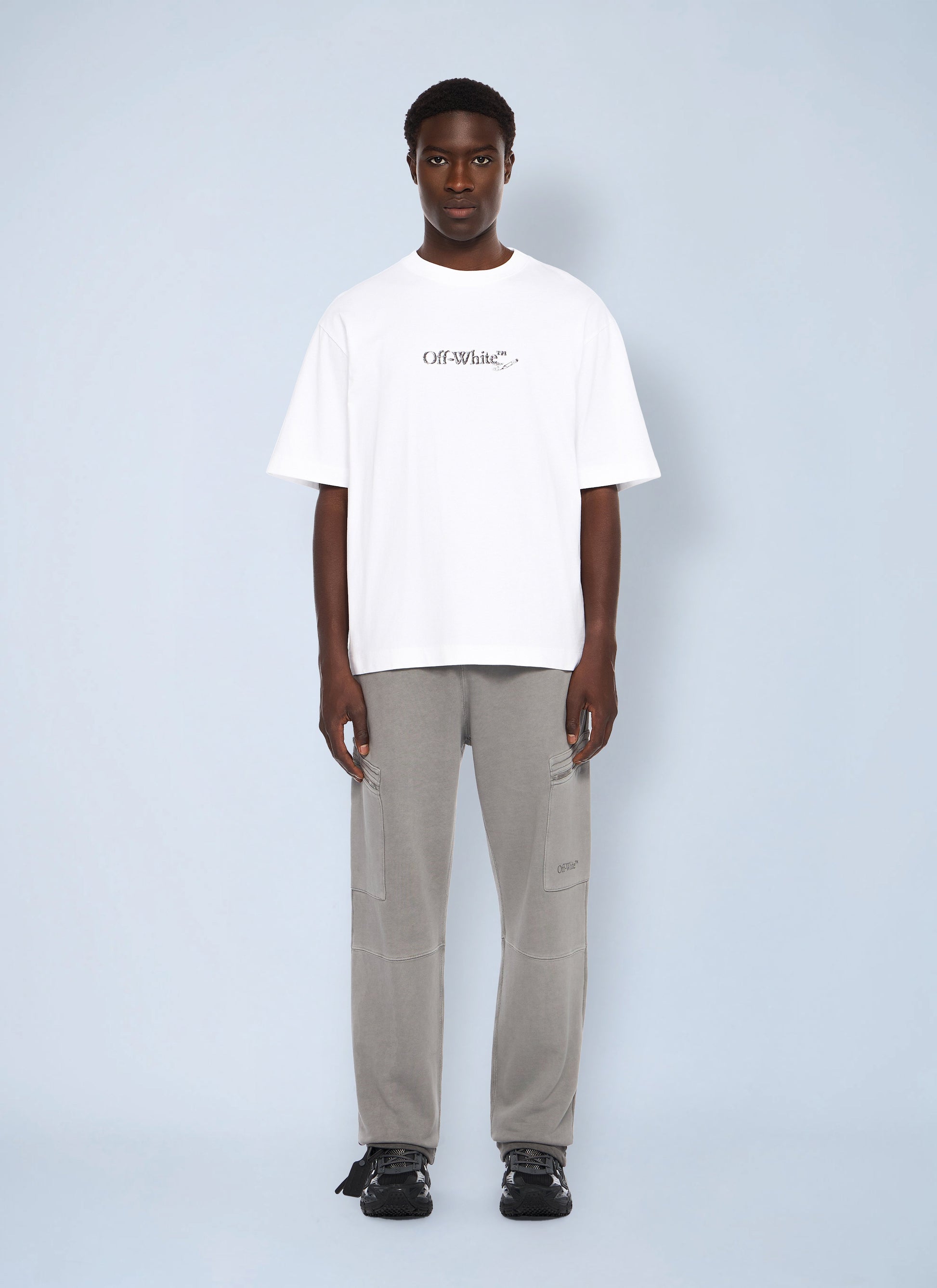 Off-White Men Scribble Arrow Skate Logo T-Shirt OFF-WHITE