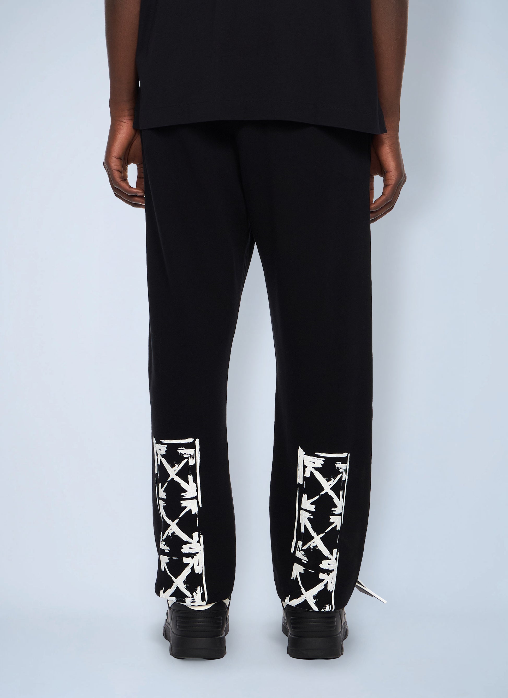 Off-White Men Ink Arrow Cuffed Track Pants OFF-WHITE